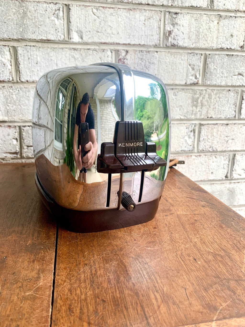 Vintage Kenmore Chrome Toaster | Retro Kenmore 307-6331 Toaster | 1940's Metal Toaster | Art Deco Chrome Toaster | Mid Century Metal Toaster