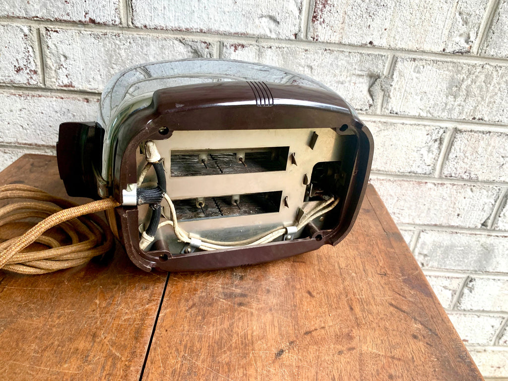 Vintage Kenmore Chrome Toaster | Retro Kenmore 307-6331 Toaster | 1940's Metal Toaster | Art Deco Chrome Toaster | Mid Century Metal Toaster