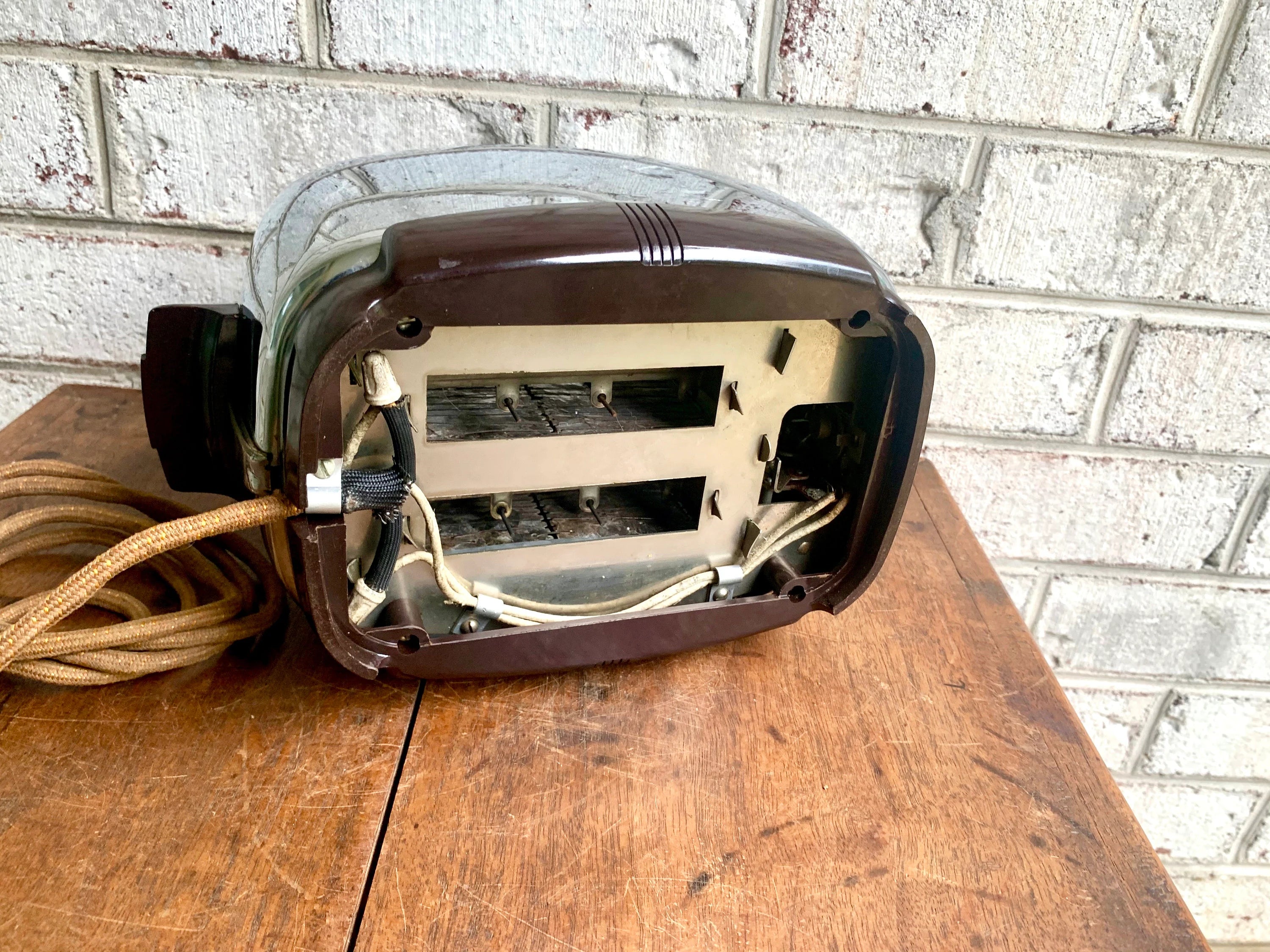 Vintage Kenmore Chrome Toaster | Retro Kenmore 307-6331 Toaster | 1940's Metal Toaster | Art Deco Chrome Toaster | Mid Century Metal Toaster