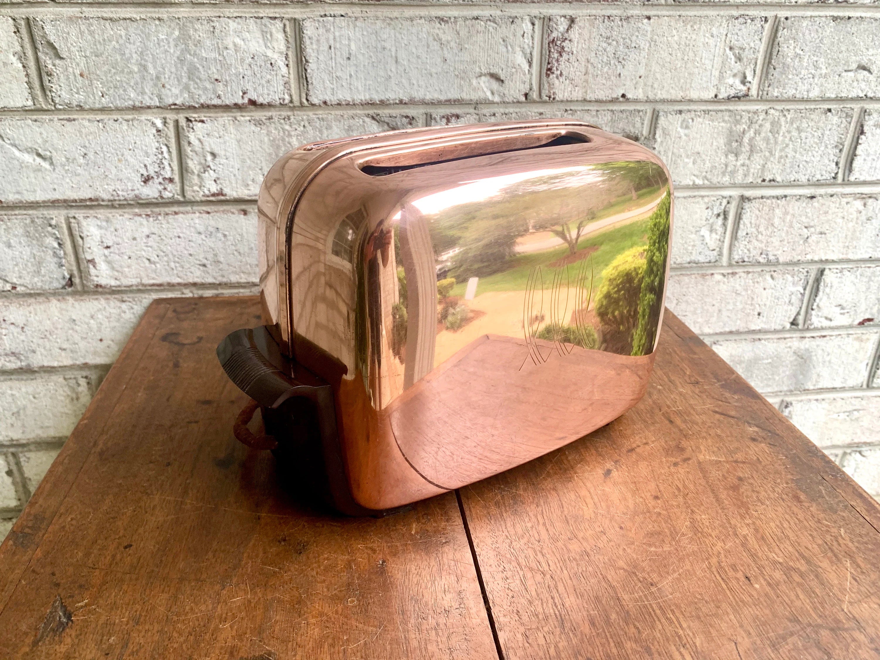 Vintage Rare Copper Toastmaster 1B14 Toaster | Copper Art Deco Toaster | Collectible Toaster