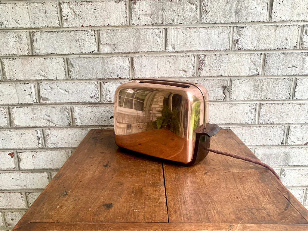Vintage Rare Copper Toastmaster 1B14 Toaster | Copper Art Deco Toaster | Collectible Toaster