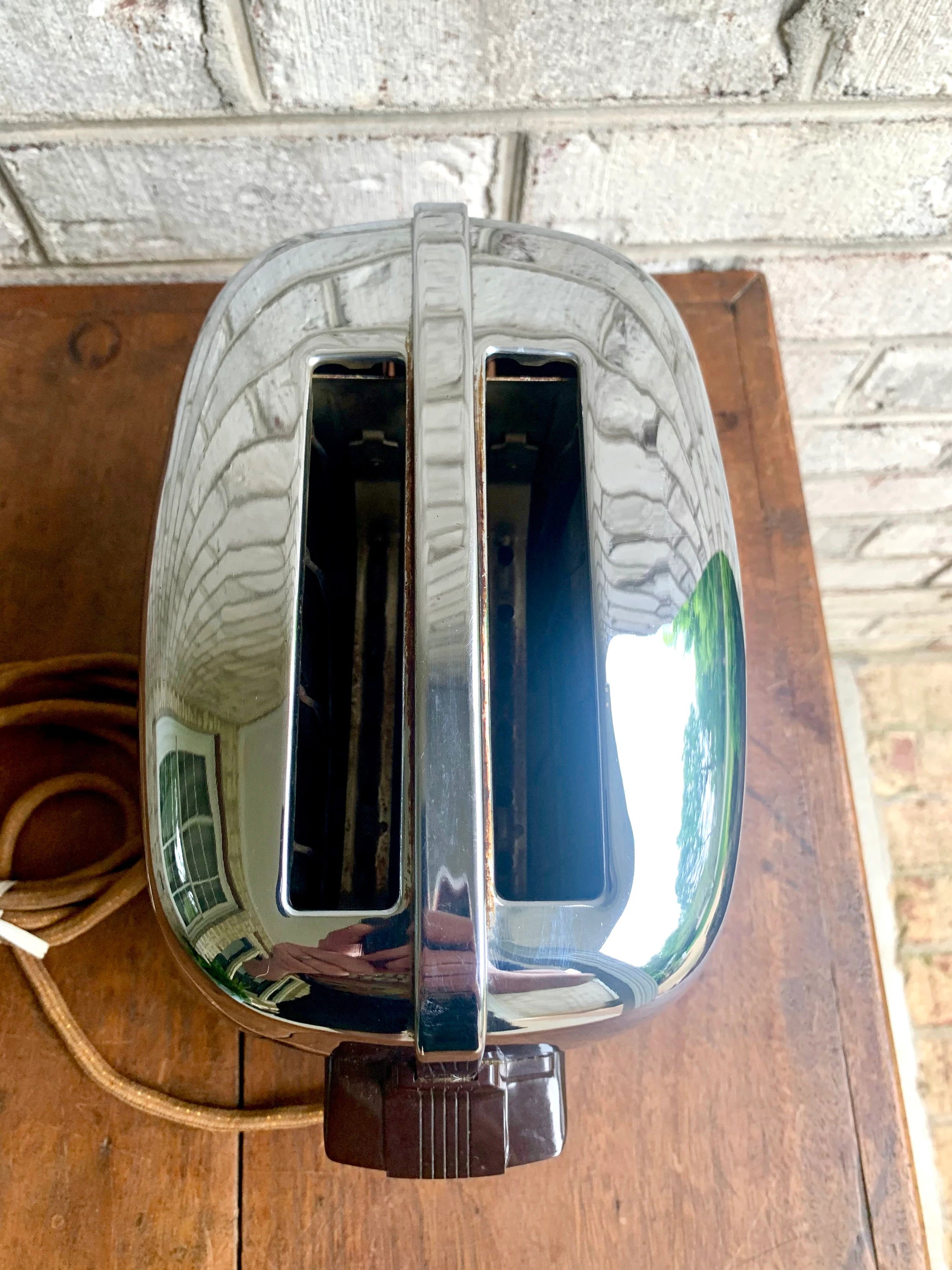 Vintage Kenmore Chrome Toaster | Retro Kenmore 307-6331 Toaster | 1940's Metal Toaster | Art Deco Chrome Toaster | Mid Century Metal Toaster