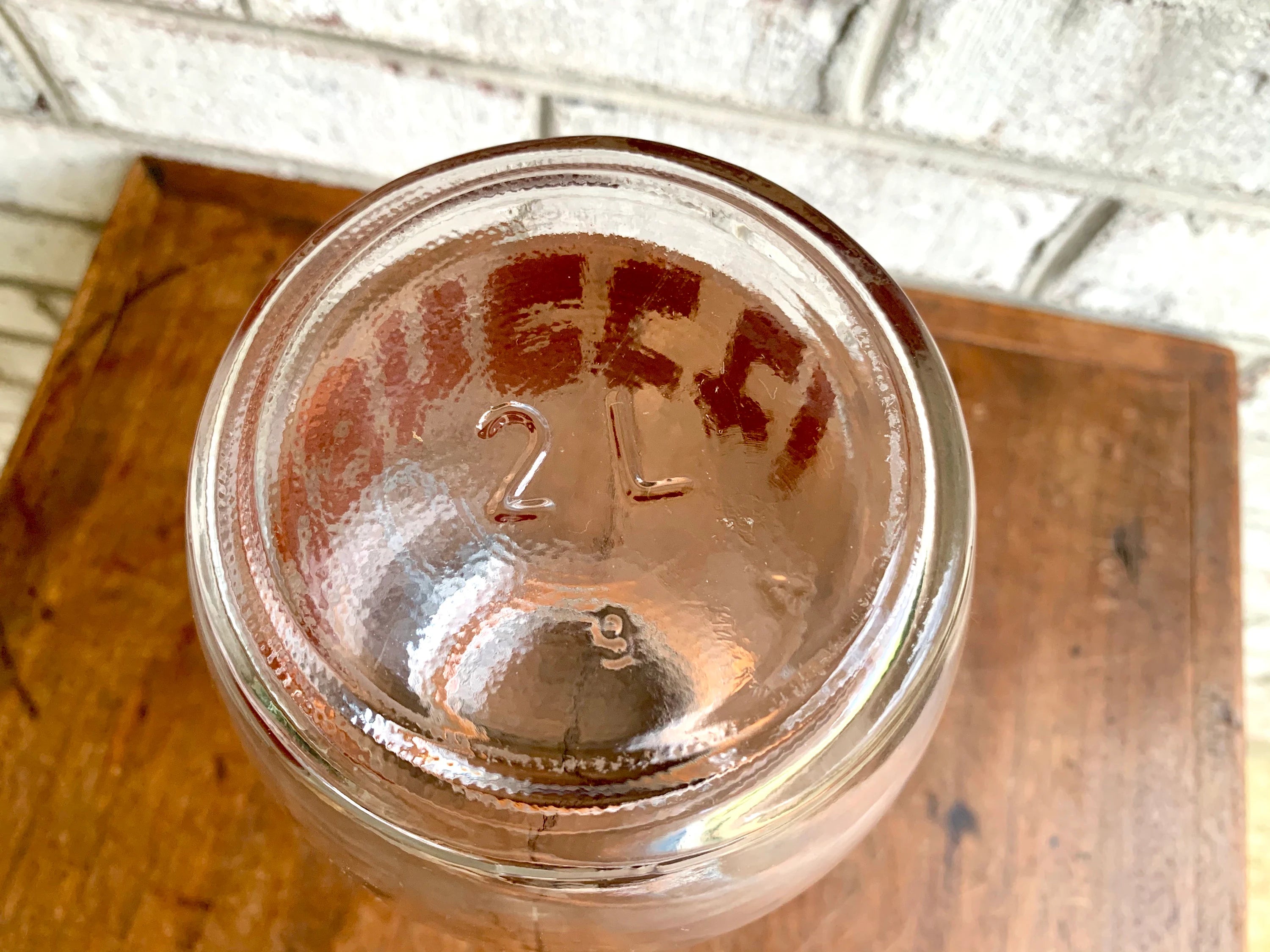 1980s Decor Glass Spaghetti Jar | Glass Canister | 1970s Kitchen Canister | Glass Snack Jar | Cookie Jar | Kitchen Container | 1970s Decor