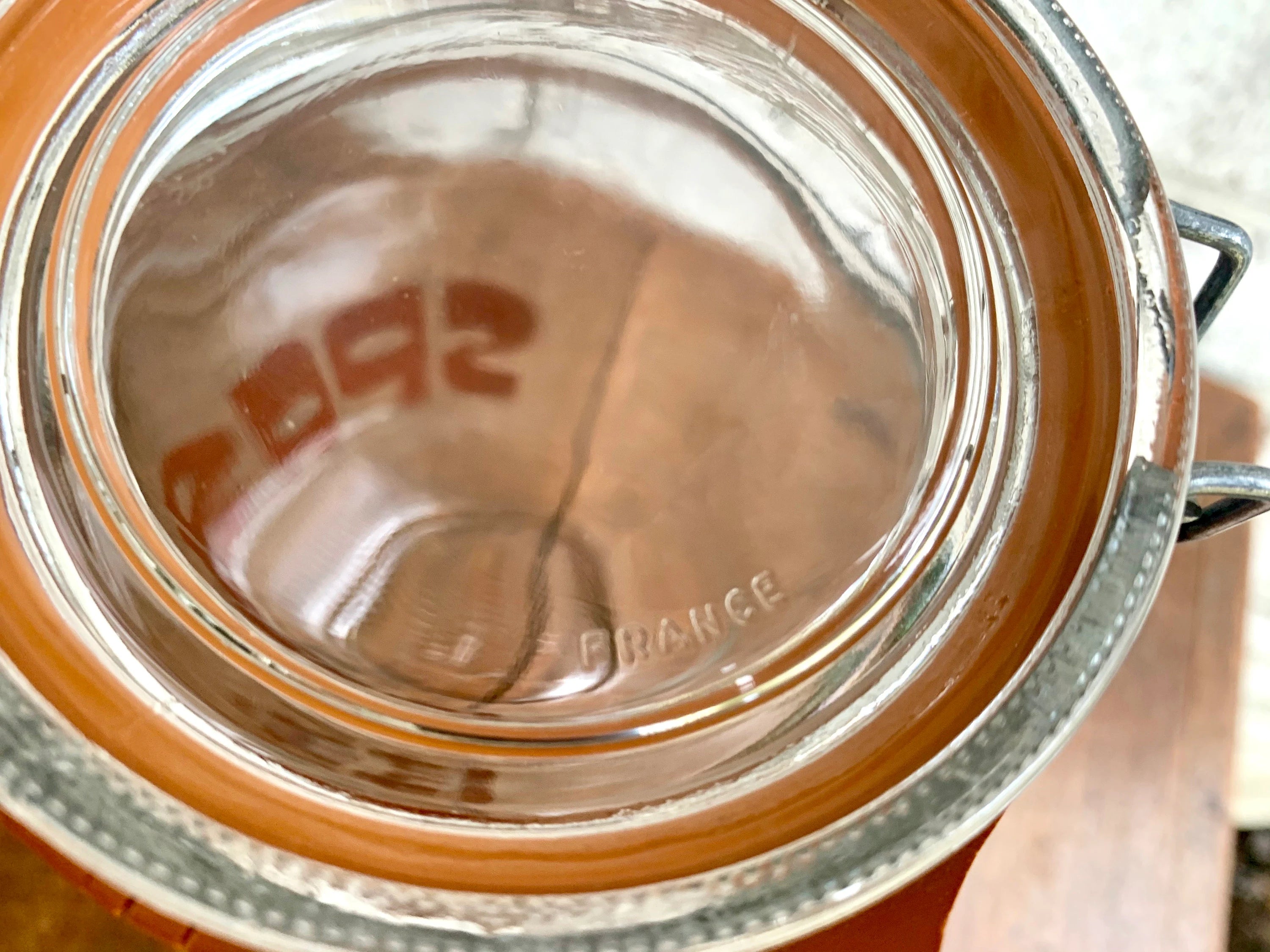1980s Decor Glass Spaghetti Jar | Glass Canister | 1970s Kitchen Canister | Glass Snack Jar | Cookie Jar | Kitchen Container | 1970s Decor