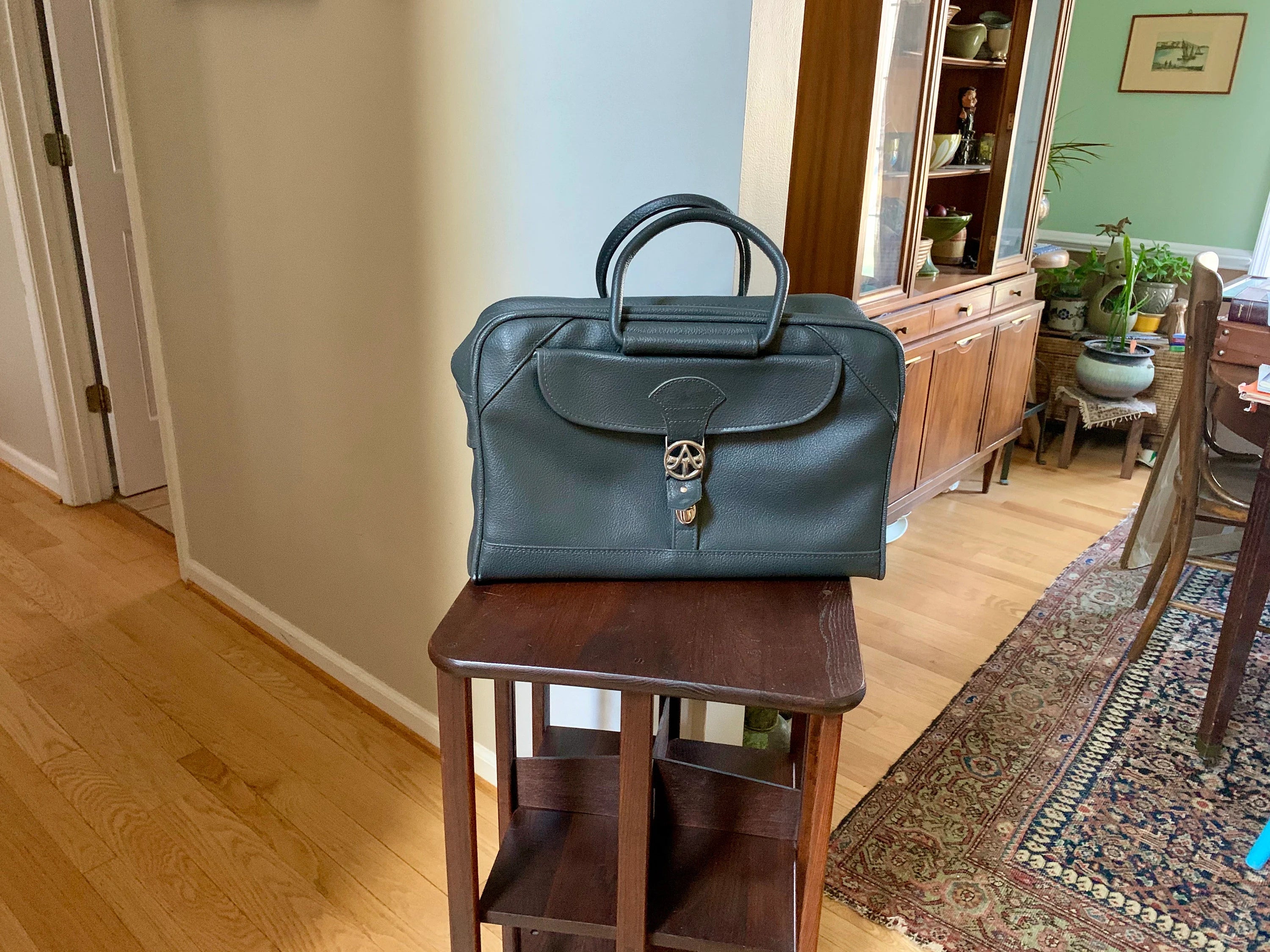 Vtg American Tourister Gray Weekender | American Tourister Hand Bag | Retro Shoulder Bag | Grey Weekend Luggage Bag | Carry On Bag