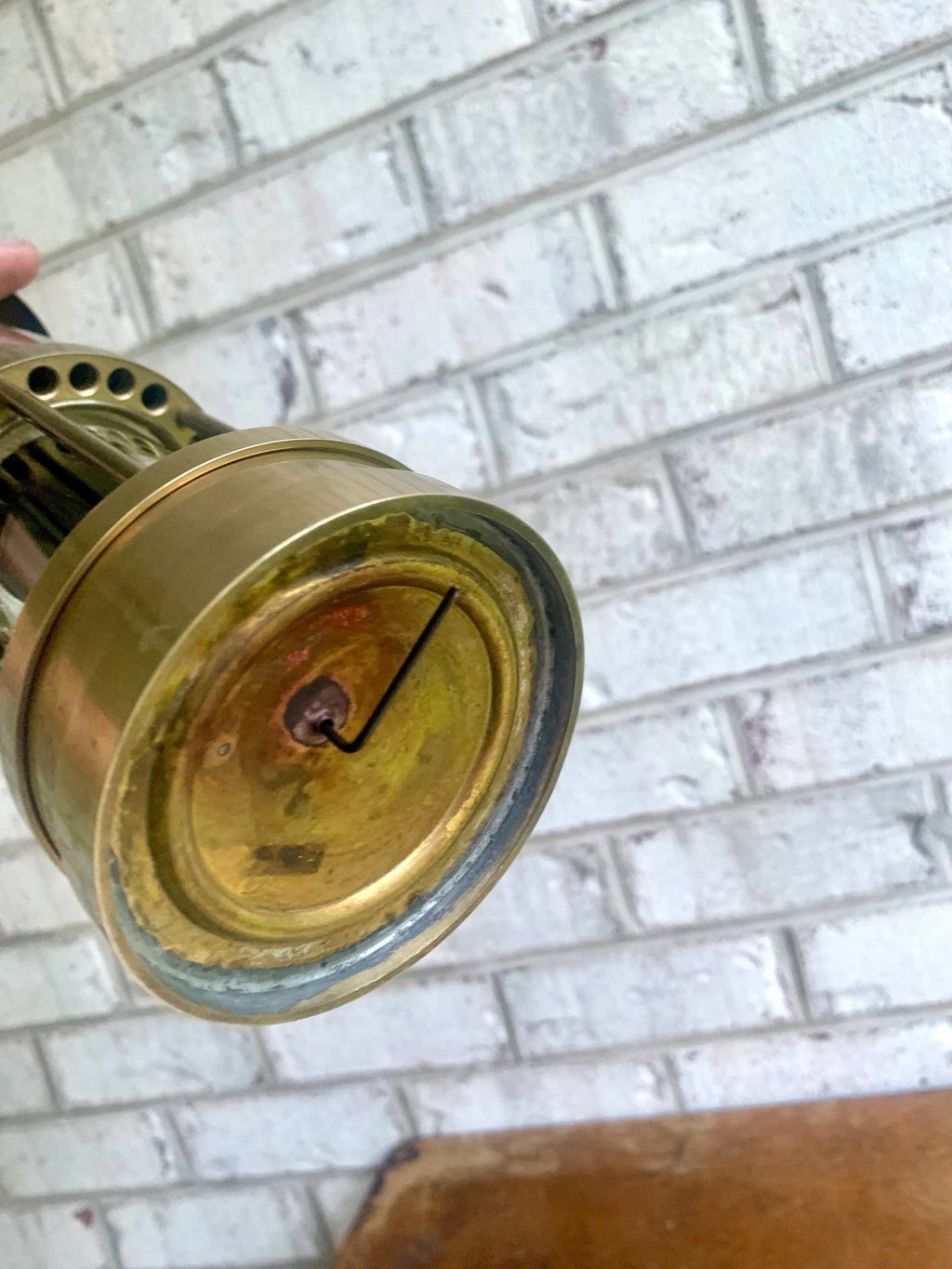Vtg Brass Weems & Plath Yacht Lamp | Brass Yacht Oil Lamp | Weems and Plath Nautical Oil Lamp | Nautical Decor | Ship's Lamp