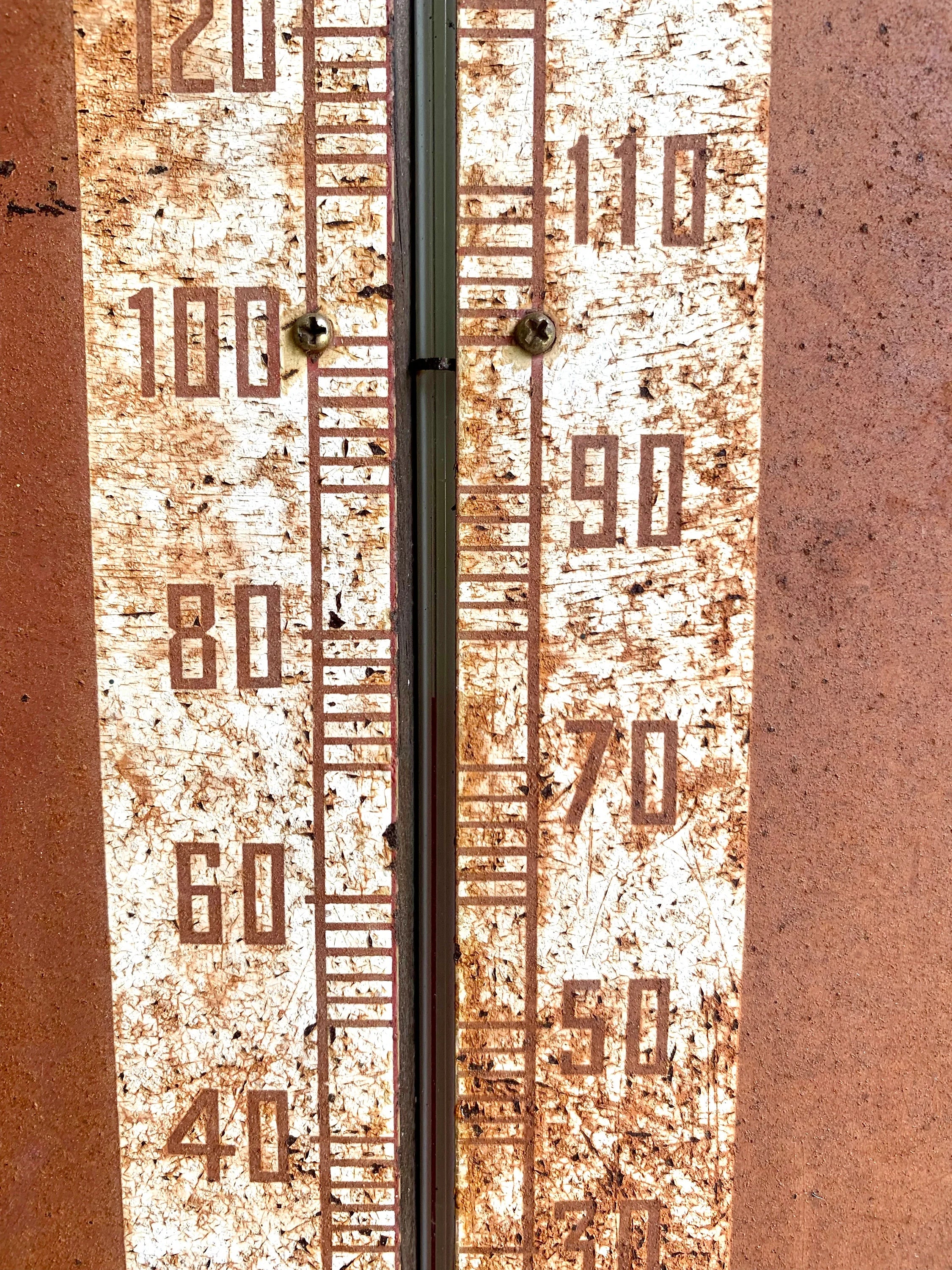 Vtg Rustic Royal Crown Cola Advertisement Thermometer | RC Cola Thermometer | Distressed Advertisement Thermometer Sign