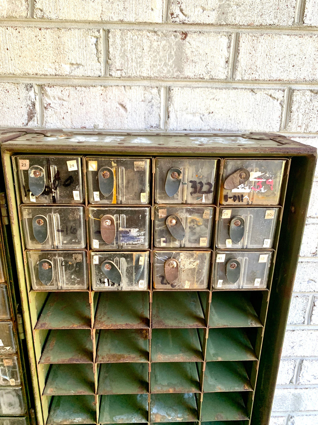 Vtg Military Storage Case | Traveling Military Parts Trunk | Military Transport Case | Rustic Storage | Parts Cabinet | Craft Storage