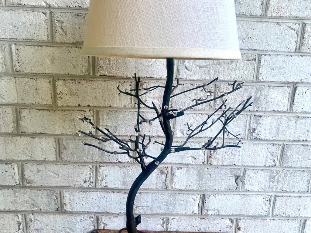 Vtg Palecek Metal Tree Branch Lamp | Palecek Metal Lamp | Rustic Decor Lamp | Cabin Lamp | Country House Decor