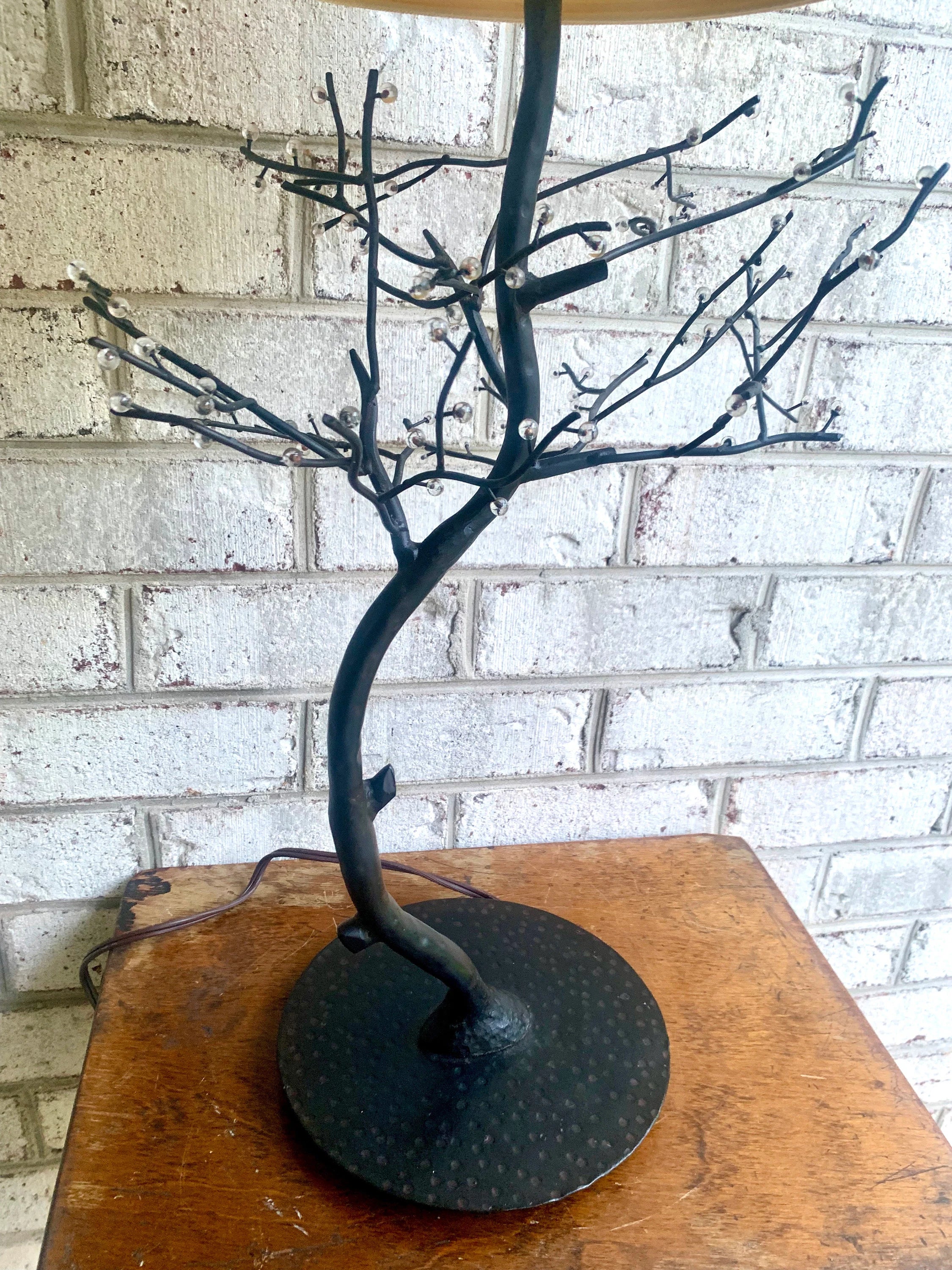 Vtg Palecek Metal Tree Branch Lamp | Palecek Metal Lamp | Rustic Decor Lamp | Cabin Lamp | Country House Decor