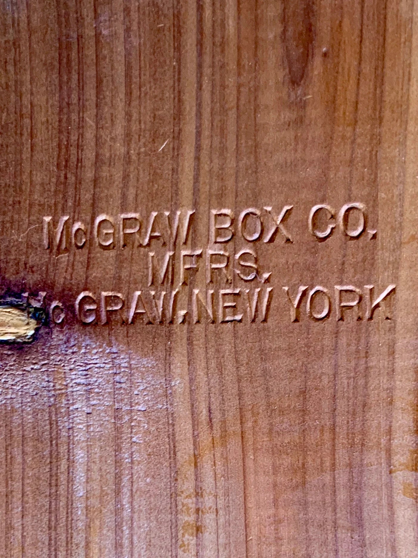 Vtg McGraw Box Co. Jewelry Box | Vtg Wood Jewelry Box | Wooden Jewelry Box | Treasure Chest Jewelry Box | Cedar Jewelry Box