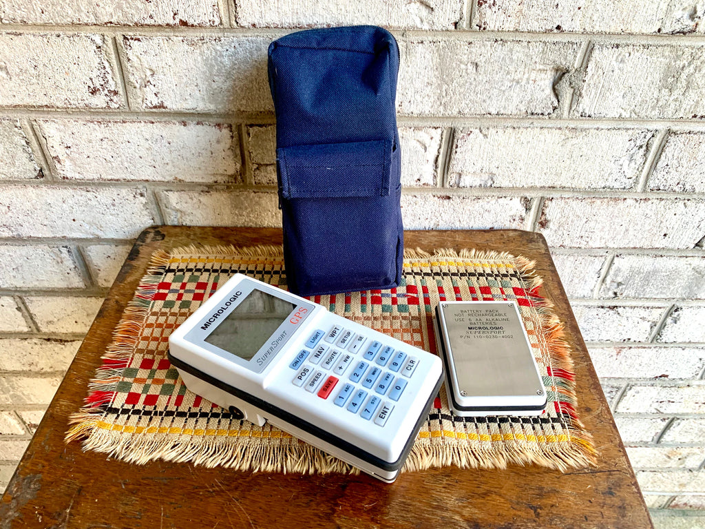 Vtg Micrologic Supersport GPS | Loran GPS | Vtg GPS with Extra Battery Case and Travel Case