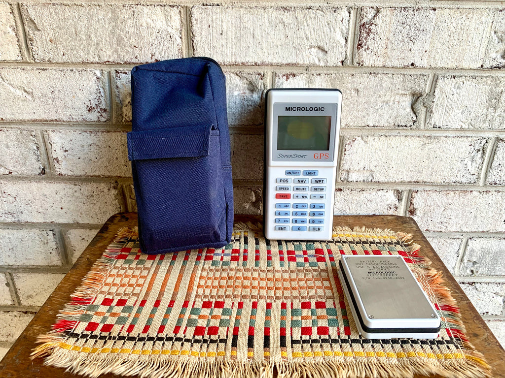 Vtg Micrologic Supersport GPS | Loran GPS | Vtg GPS with Extra Battery Case and Travel Case