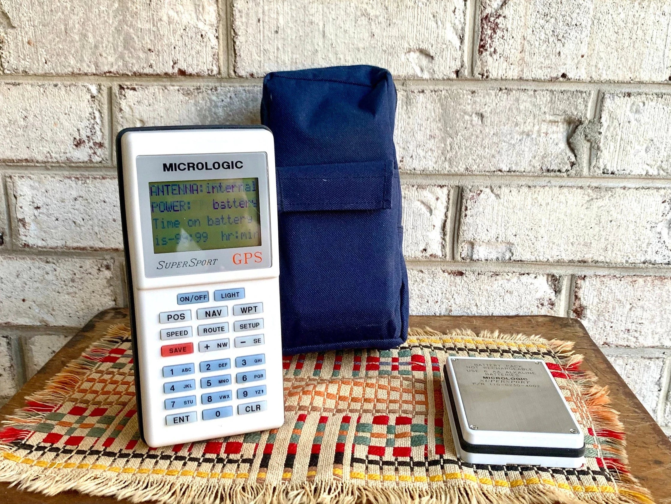 Vtg Micrologic Supersport GPS | Loran GPS | Vtg GPS with Extra Battery Case and Travel Case