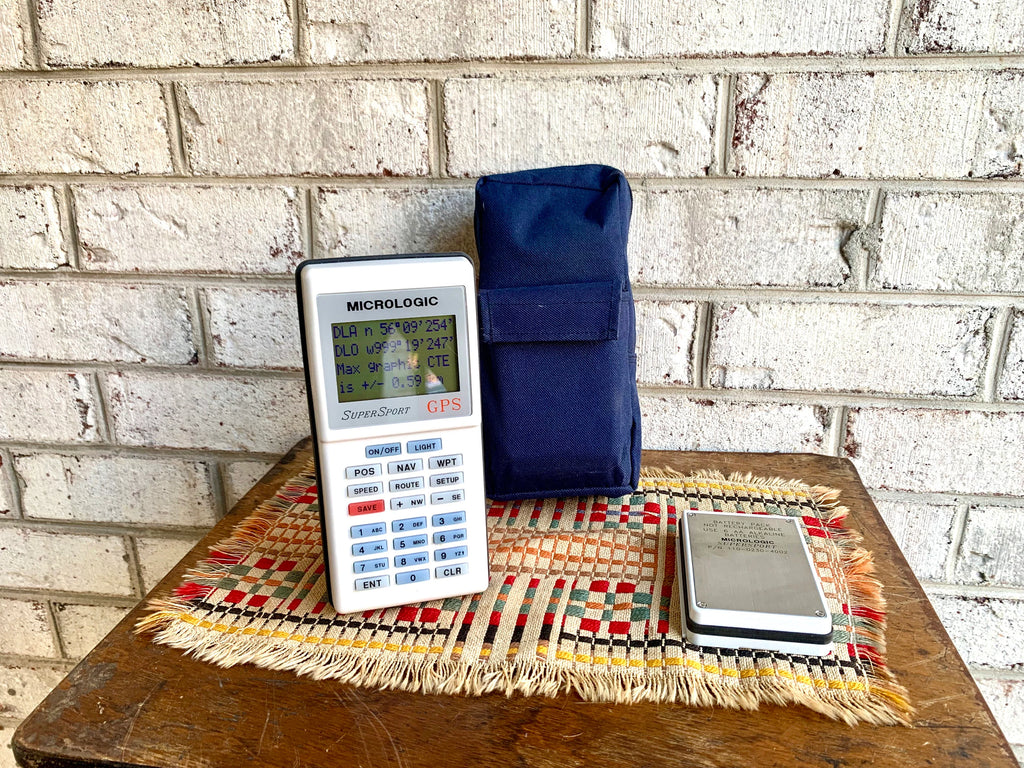 Vtg Micrologic Supersport GPS | Loran GPS | Vtg GPS with Extra Battery Case and Travel Case