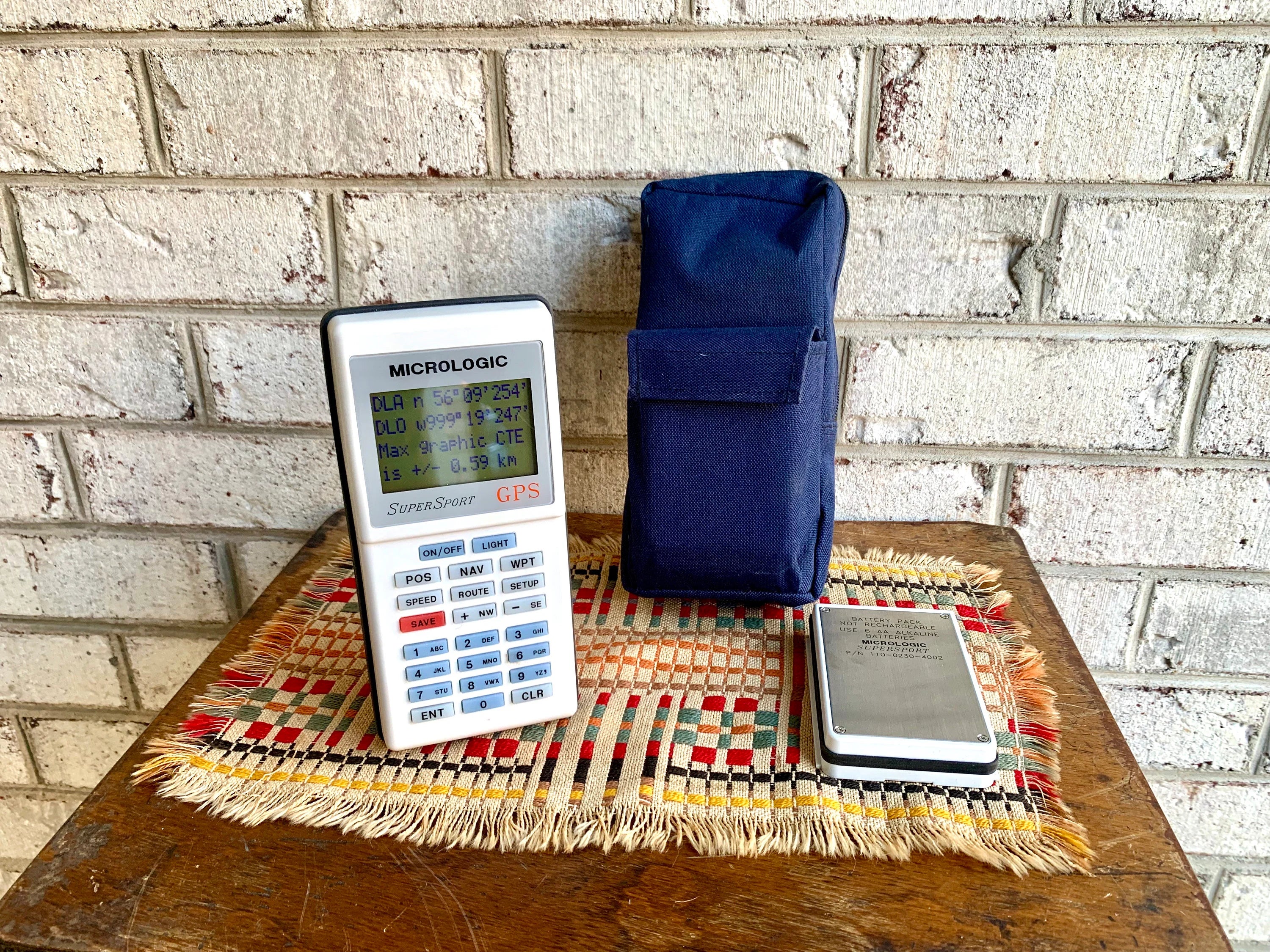 Vtg Micrologic Supersport GPS | Loran GPS | Vtg GPS with Extra Battery Case and Travel Case