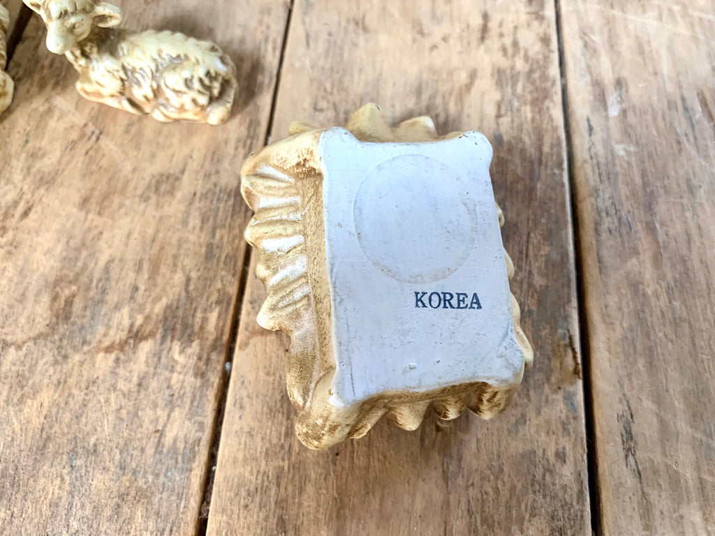 Vtg Nativity Scene | Made In Korea Native Scene | Christmas Nativity | Christmas Decor | Nativity Set | 11 Piece Nativity Scene