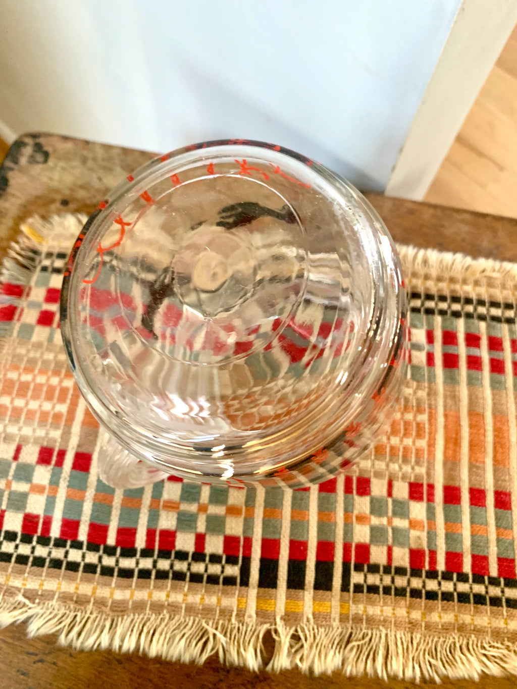 Vtg 40's Scotty Dog Pitcher | Playful Scotty Dog Drink Pitcher | 1940's Glass Drinking Pitcher