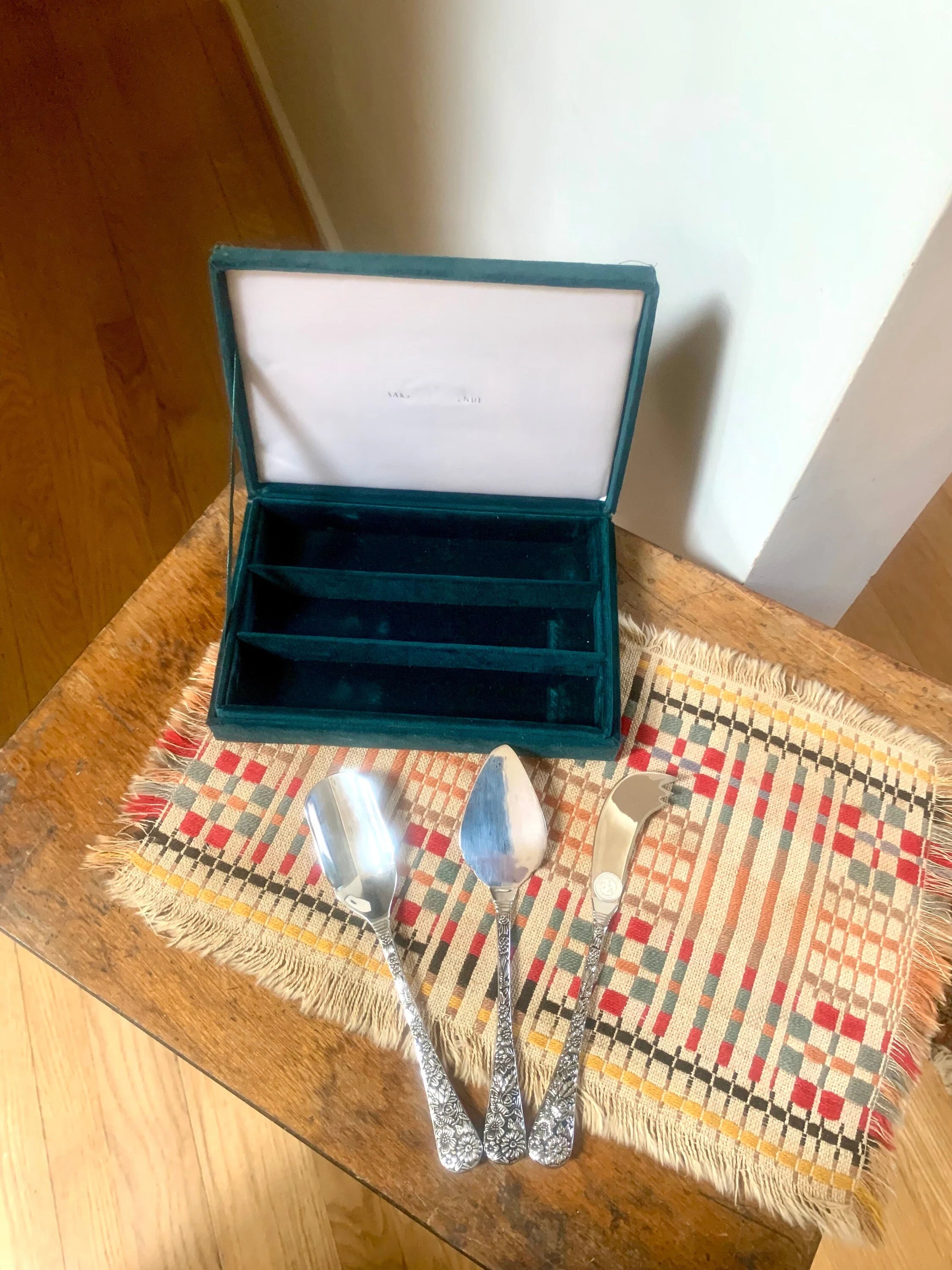 Vintage Godinger Cheese Knifes | American Silversmith Collections Cheese Utensils | Saks Fifth Avenue Silver Plated Godinger Silverware