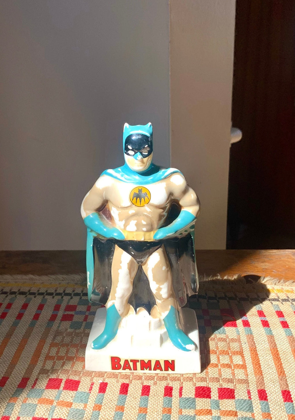 Vtg Batman Ceramic Bank | 1966 National Periodical Publications Inc. Bank | 1966 Original Batman Coin Bank | Lego Made In Japan Bank