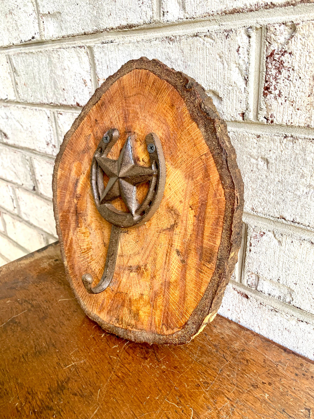 Rustic Western Hooks | Rustic Coat Hangers | Western Hat Rack | Natural Wood Decor | Cowboy Hooks | Cabin Decor | Horseshoe Hat Hook