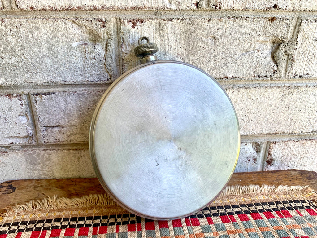 Vintage Marvel Hot Bottle | Round Marvel Self Heating Hot Bottle | Hot Water Bottle | Aluminum Round Hot Bottle | Hot Water Flask