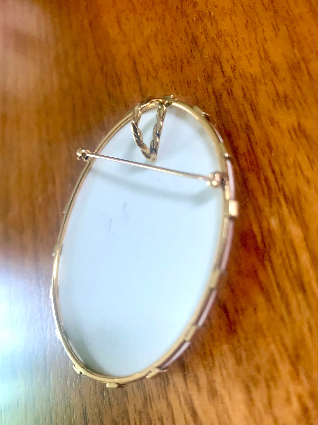 Antique 14k Gold Hand Painted Porcelain Brooch | Victorian 14K Yellow Gold Hand Painted Pendant | Little Boy Hand Painted Brooch