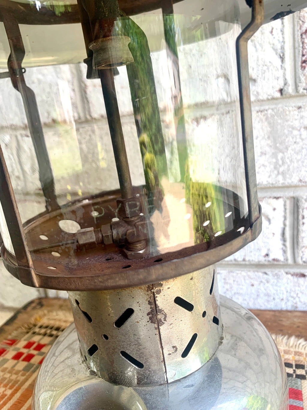 Vintage Coleman Model 228 Lantern| Coleman Nickel Plated Big Hat Lantern| Model 228B Coleman Lantern| Coleman Pressure Lantern | Duel Mantel