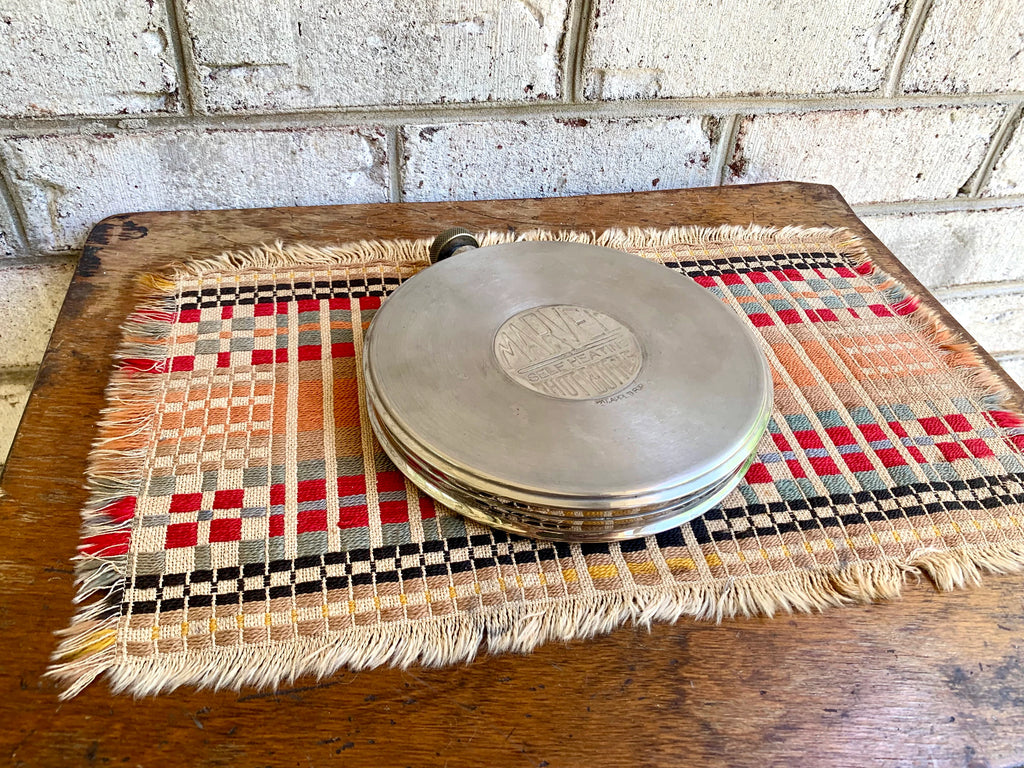 Vintage Marvel Hot Bottle | Round Marvel Self Heating Hot Bottle | Hot Water Bottle | Aluminum Round Hot Bottle | Hot Water Flask