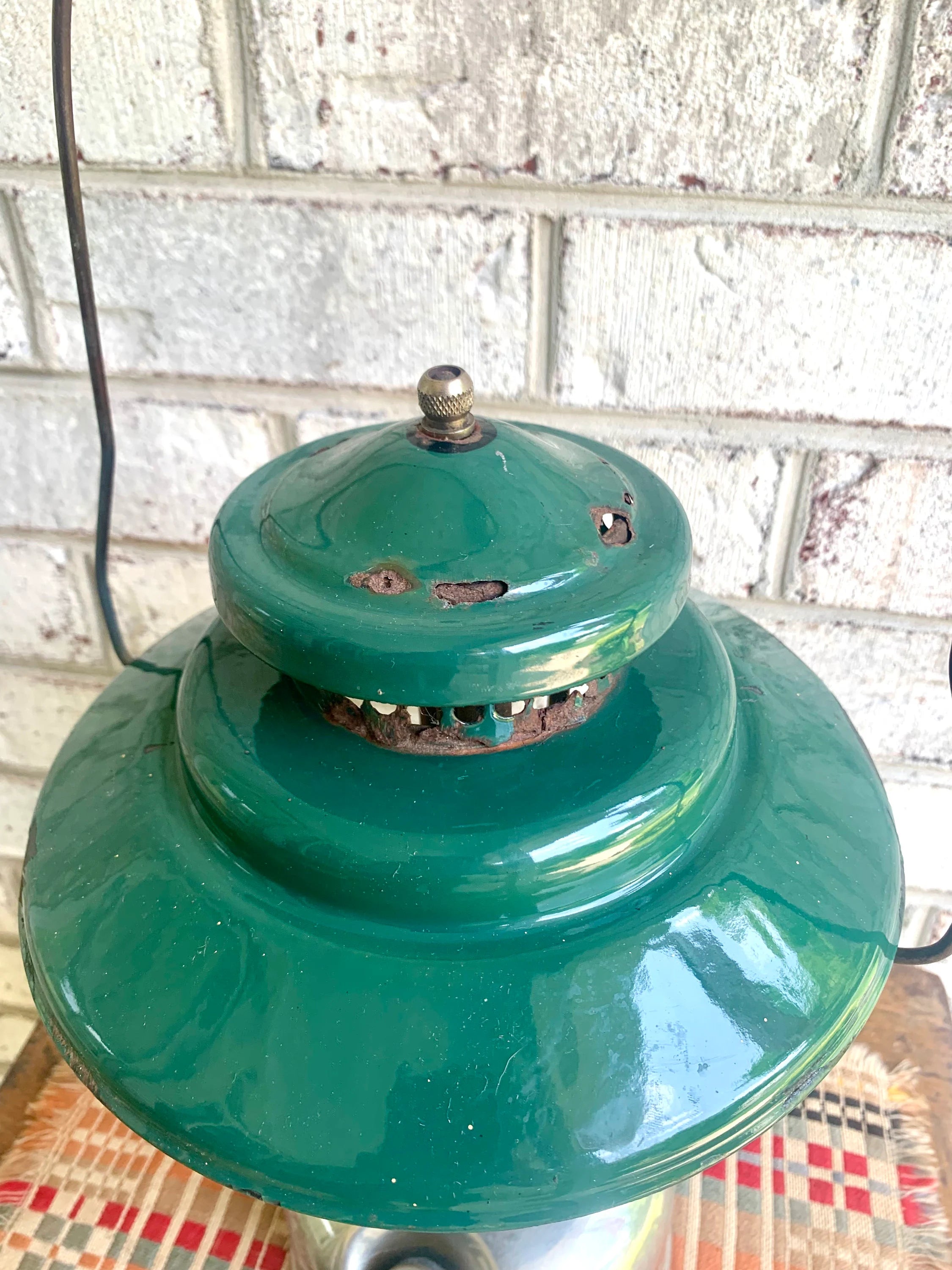 Vintage Coleman Model 228 Lantern| Coleman Nickel Plated Big Hat Lantern| Model 228B Coleman Lantern| Coleman Pressure Lantern | Duel Mantel