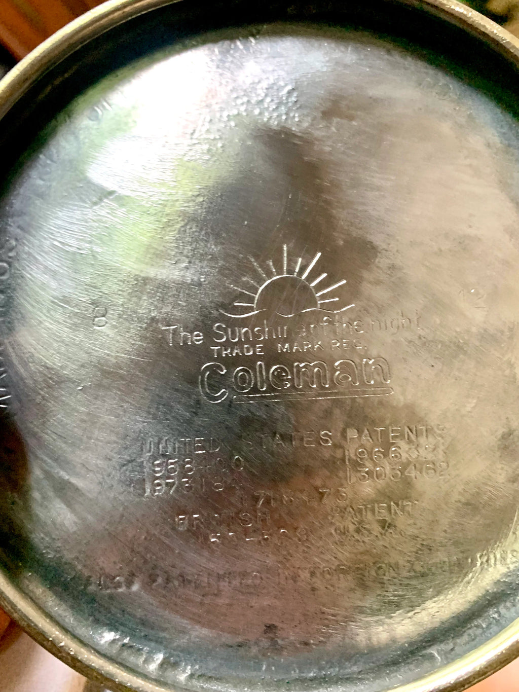 Vintage Coleman Model 228 Lantern| Coleman Nickel Plated Big Hat Lantern| Model 228B Coleman Lantern| Coleman Pressure Lantern | Duel Mantel