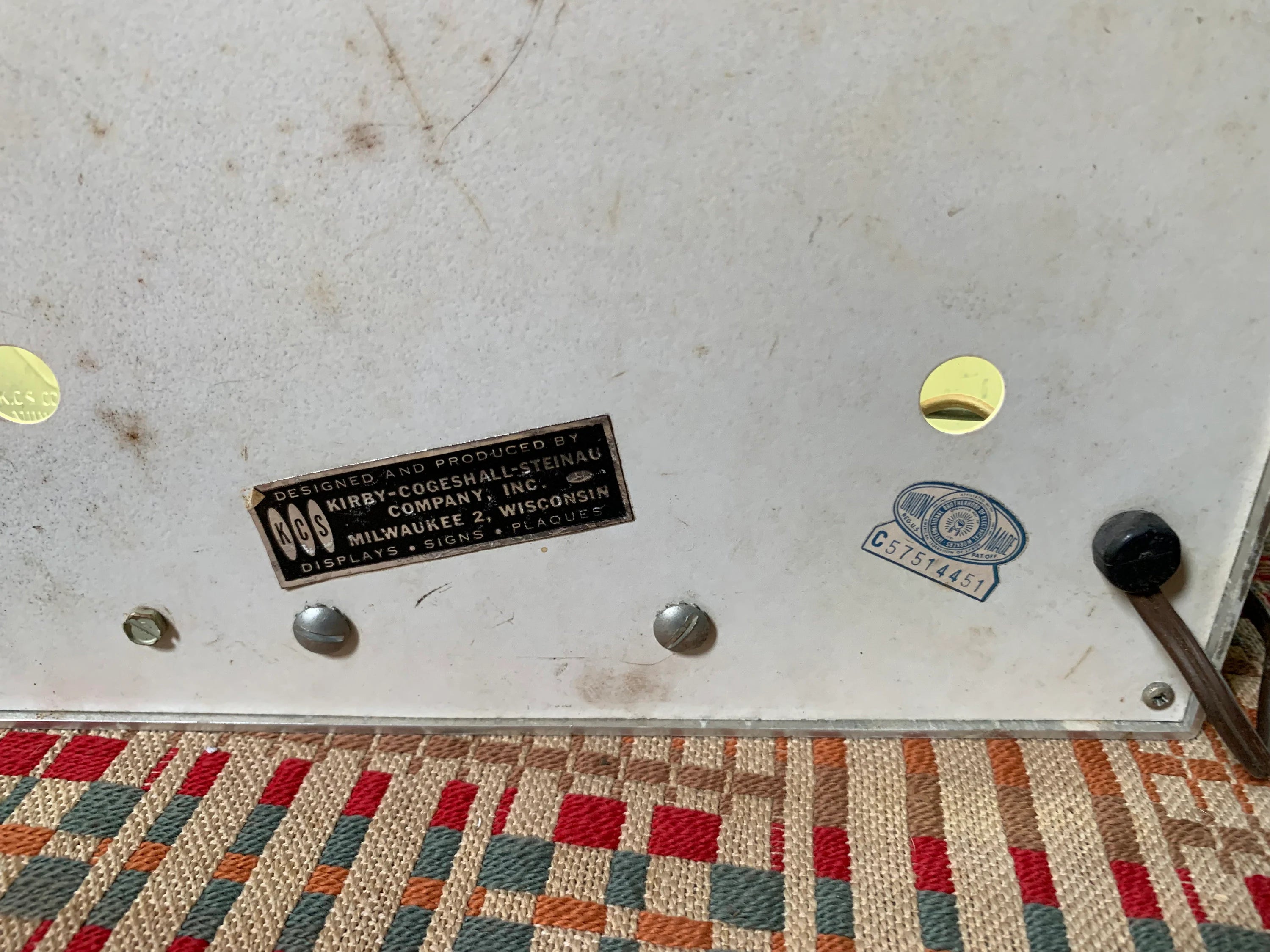 Vintage Red Cap Ale Light | Red Cap Ale Advertisement Light | KCS Red Cap Beer Light | Kirby Cogeshall Steinau Co. Beer Light | Red Cap Ale