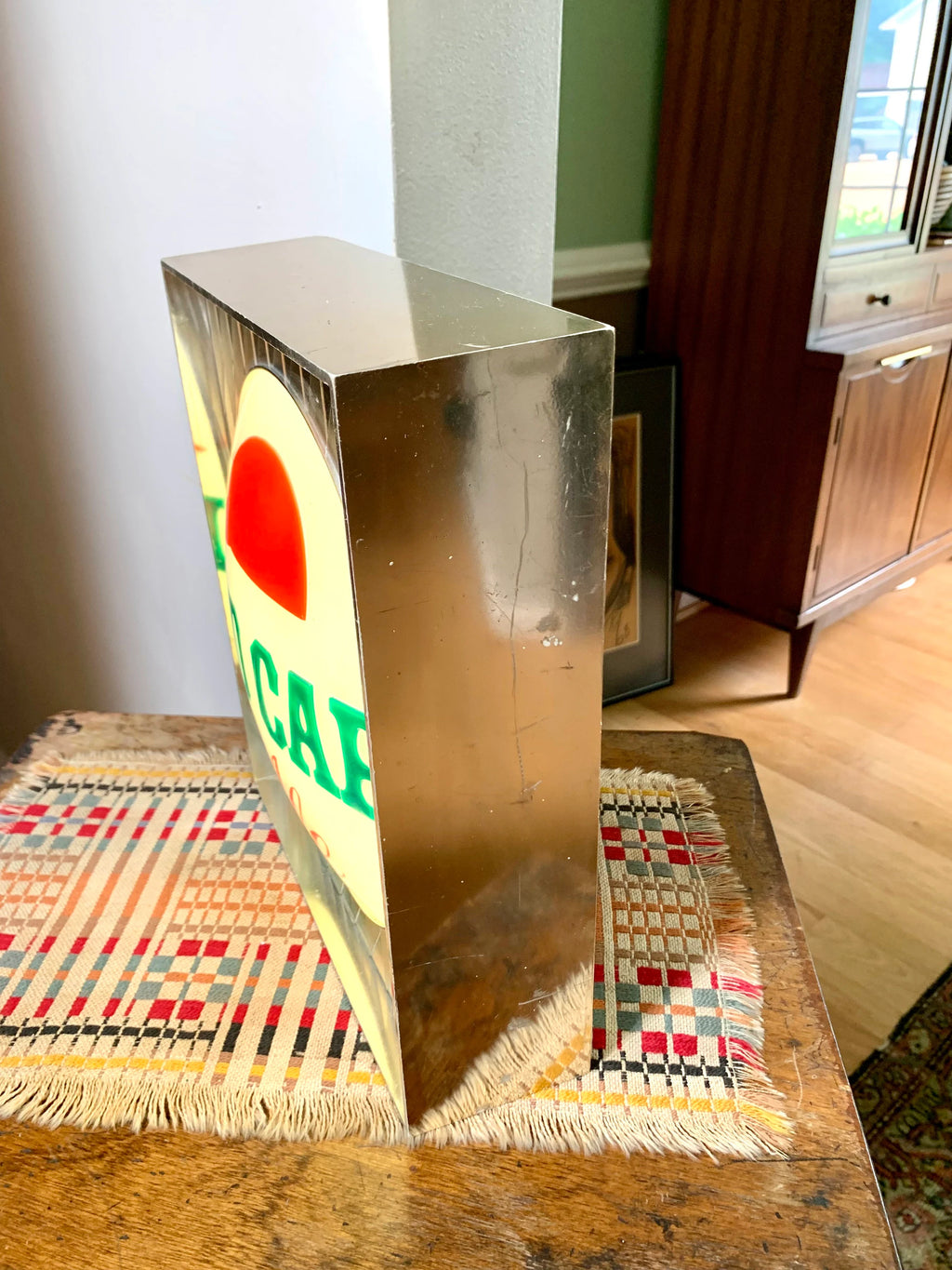 Vintage Red Cap Ale Light | Red Cap Ale Advertisement Light | KCS Red Cap Beer Light | Kirby Cogeshall Steinau Co. Beer Light | Red Cap Ale