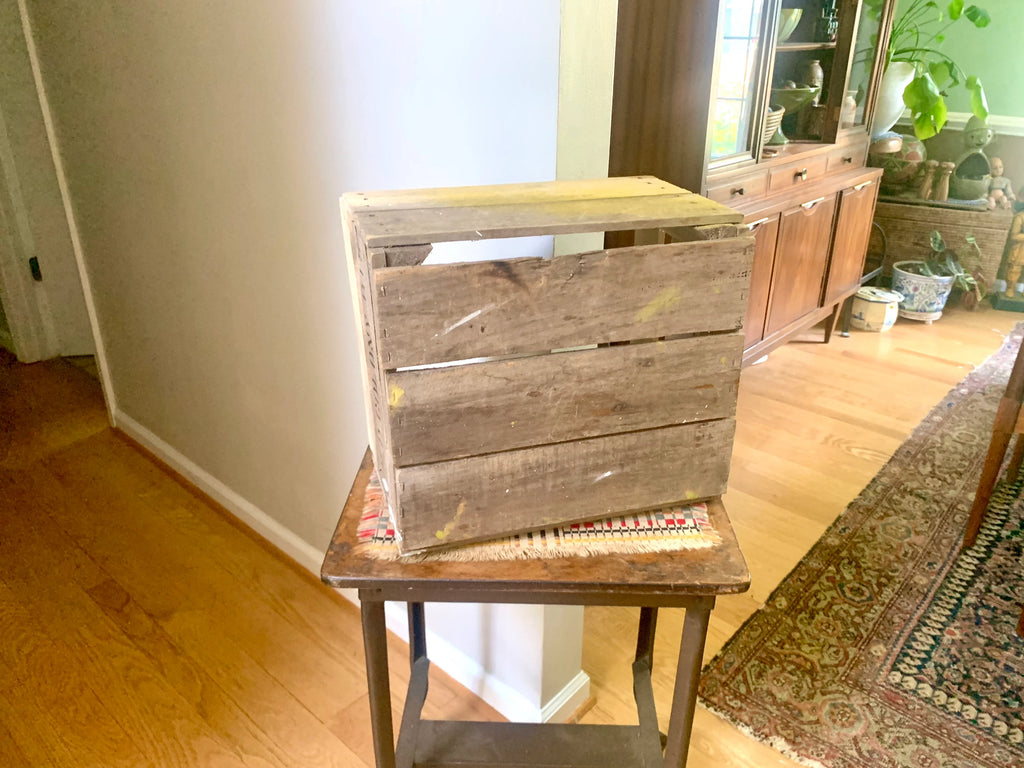 Antique Old Colony Distillery Wood Crate | Wooden Liquor Crate | Rustic Storage | Old Colony Distillery Advertisement Box | Rustic Crate