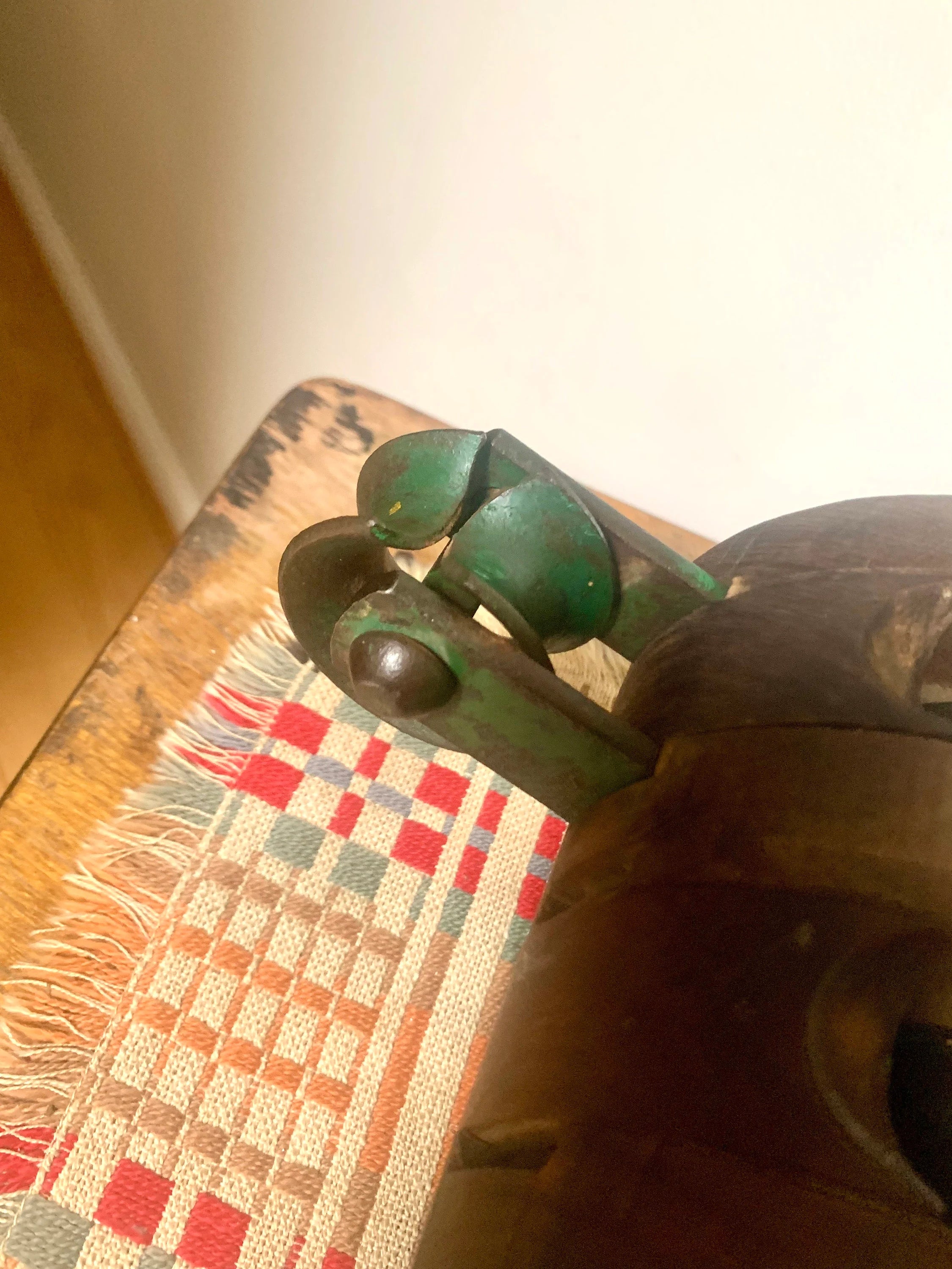 Antique Wooden Pulley | Wood Block and Tackle | Double Rope Nautical Pulley | Anchor Pulley | Maritime Pulley | Nautical Beach House Decor