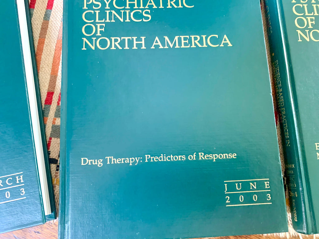 Set of Psychiatric Clinics of North America Books | Elsevier Saunders Psychiatric Books | Psychiatric Educational Books | Medical Books