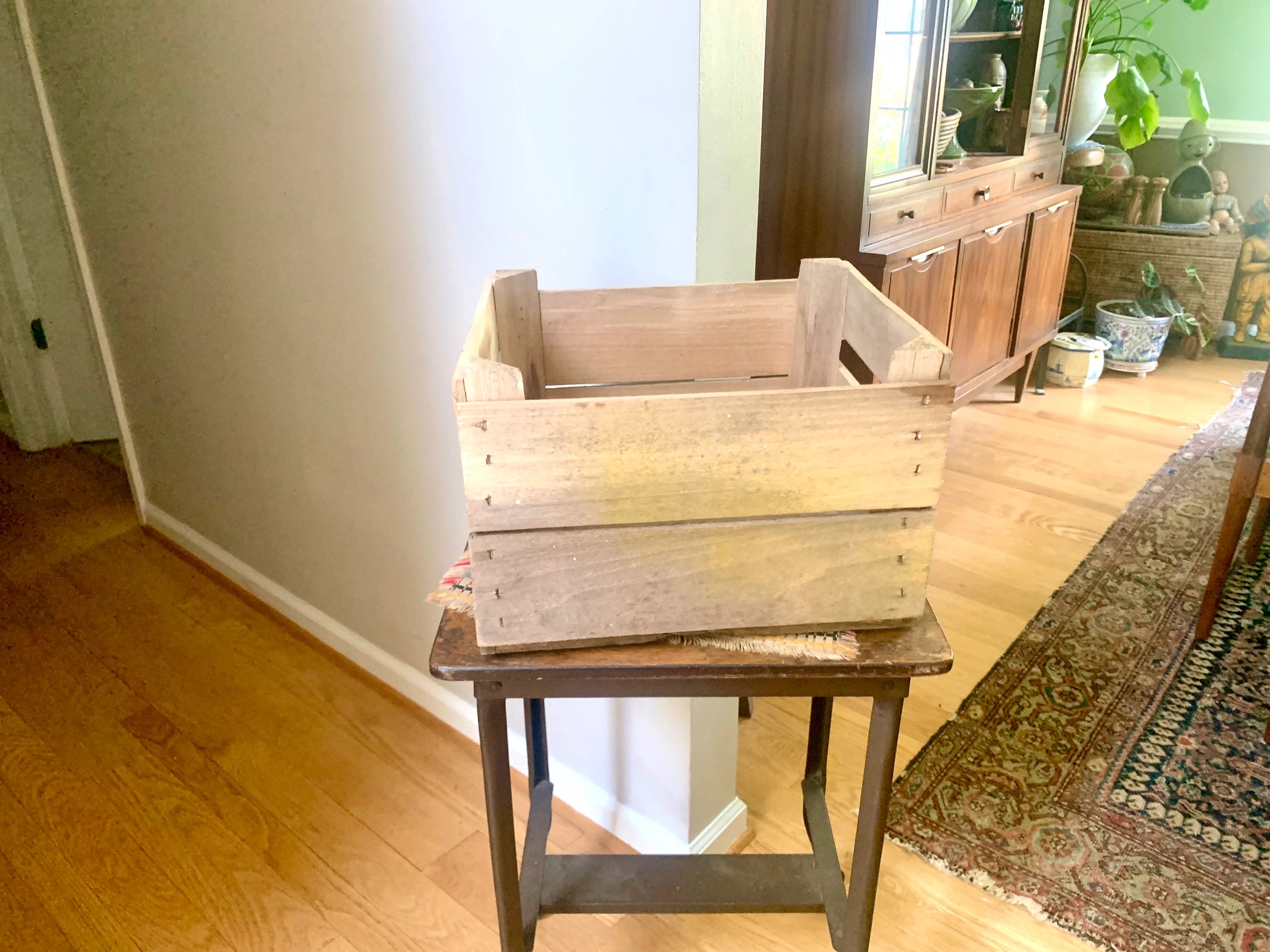 Antique Old Colony Distillery Wood Crate | Wooden Liquor Crate | Rustic Storage | Old Colony Distillery Advertisement Box | Rustic Crate