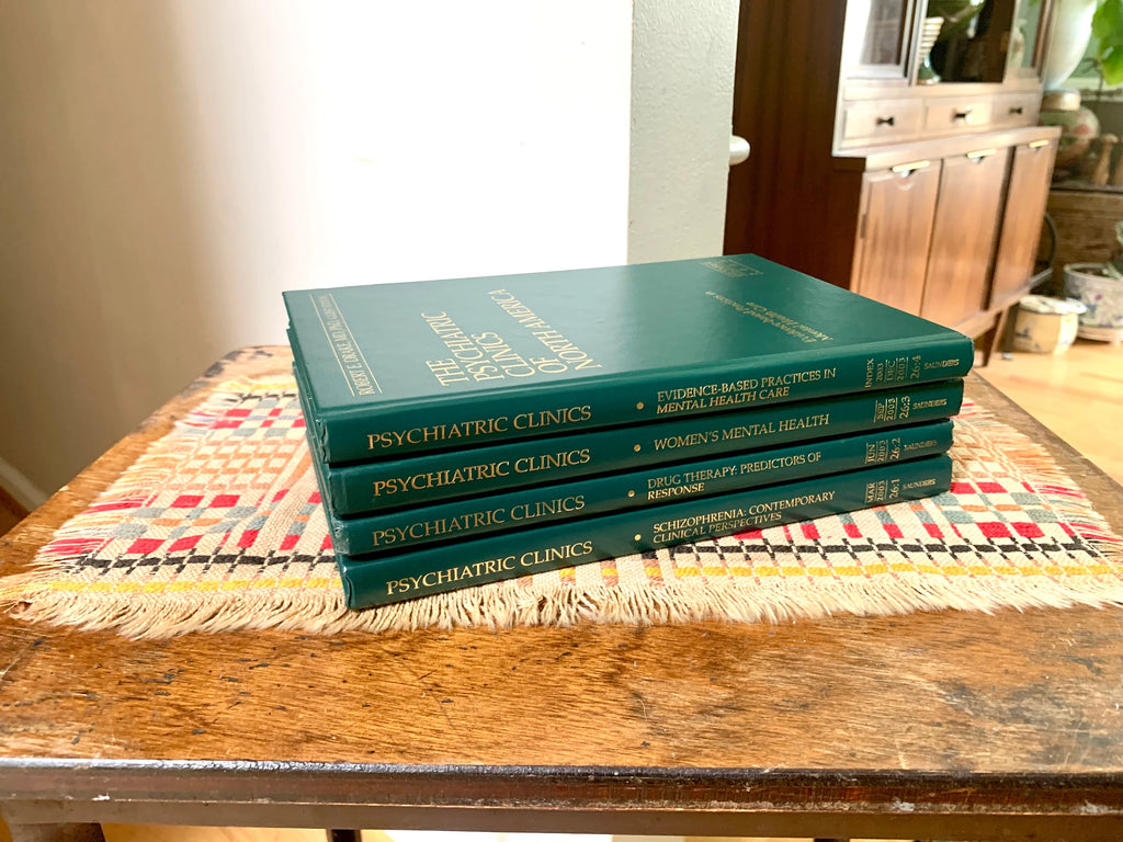 Set of Psychiatric Clinics of North America Books | Elsevier Saunders Psychiatric Books | Psychiatric Educational Books | Medical Books