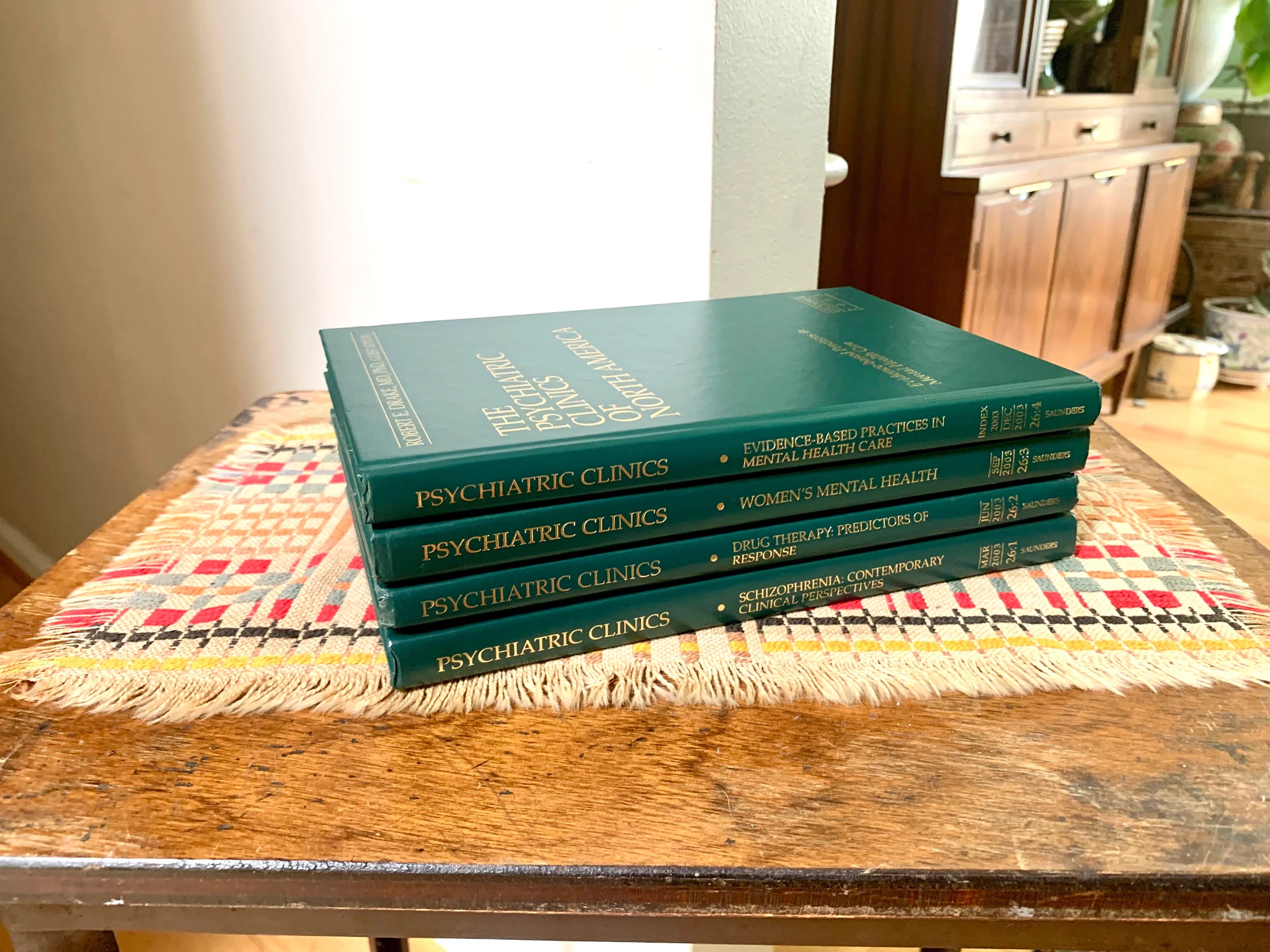 Set of Psychiatric Clinics of North America Books | Elsevier Saunders Psychiatric Books | Psychiatric Educational Books | Medical Books