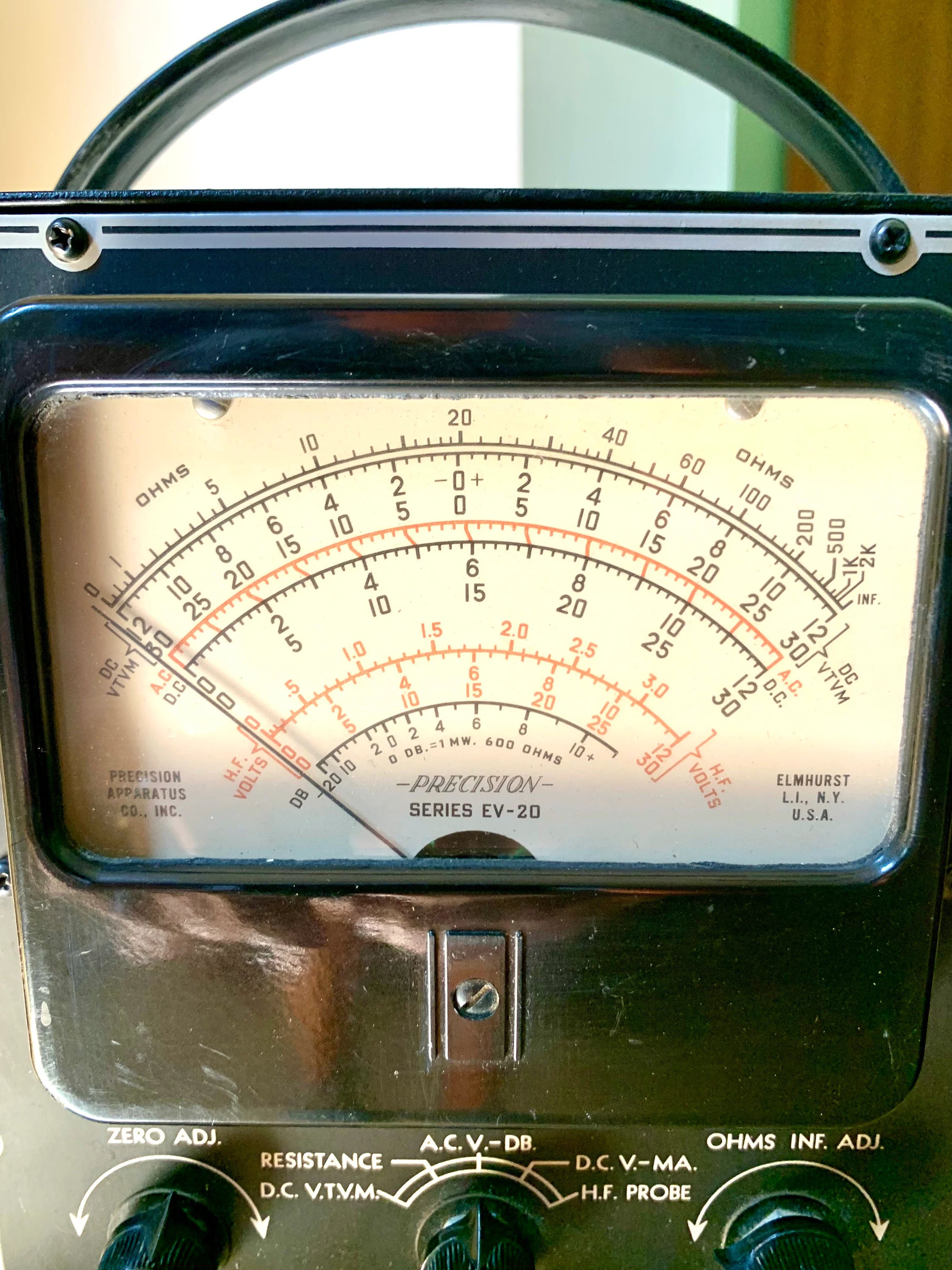 Vintage Precision Apparatus EV-20 Vacuum Tube Voltmeter | Precision EV-20 Tube Voltmeter | Precision Tube Tester | Vintage Electrical Equip