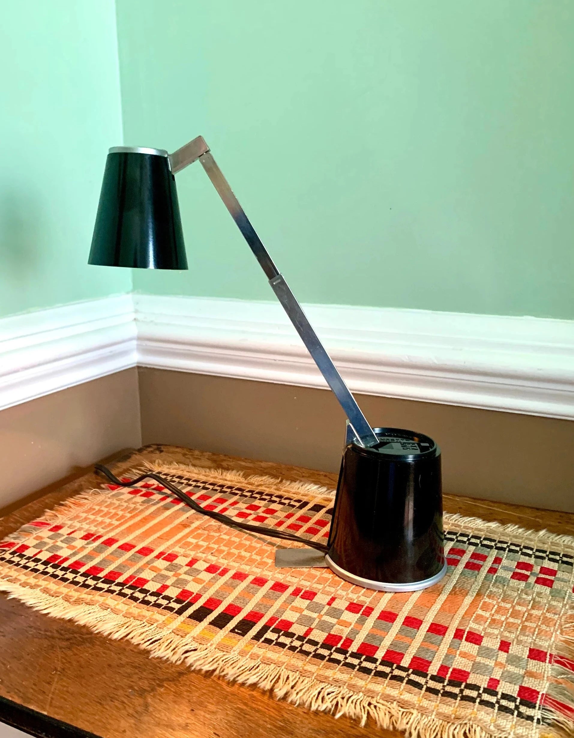 Vtg Folding Lampette Lamp | Lampette Model E6 Lamp | Small High Intensity Articulating Lamp | Minimalist Lamp | High/low Lamp | MCM Lamp