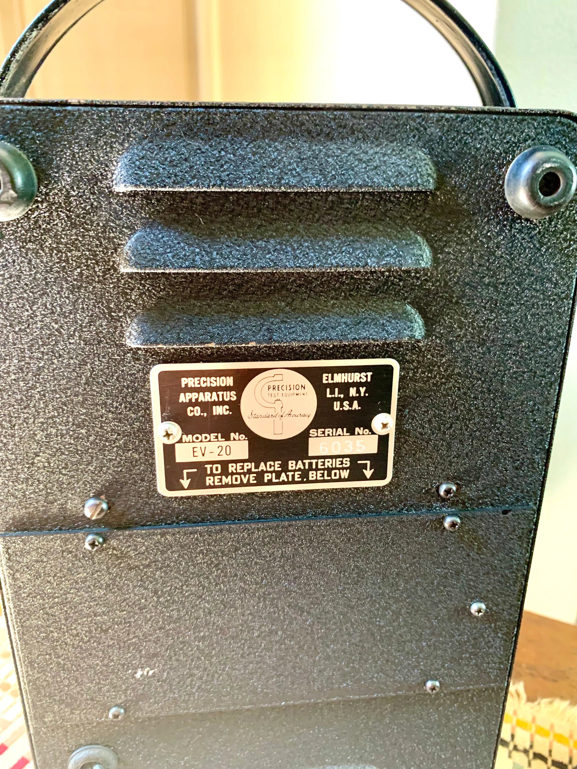 Vintage Precision Apparatus EV-20 Vacuum Tube Voltmeter | Precision EV-20 Tube Voltmeter | Precision Tube Tester | Vintage Electrical Equip