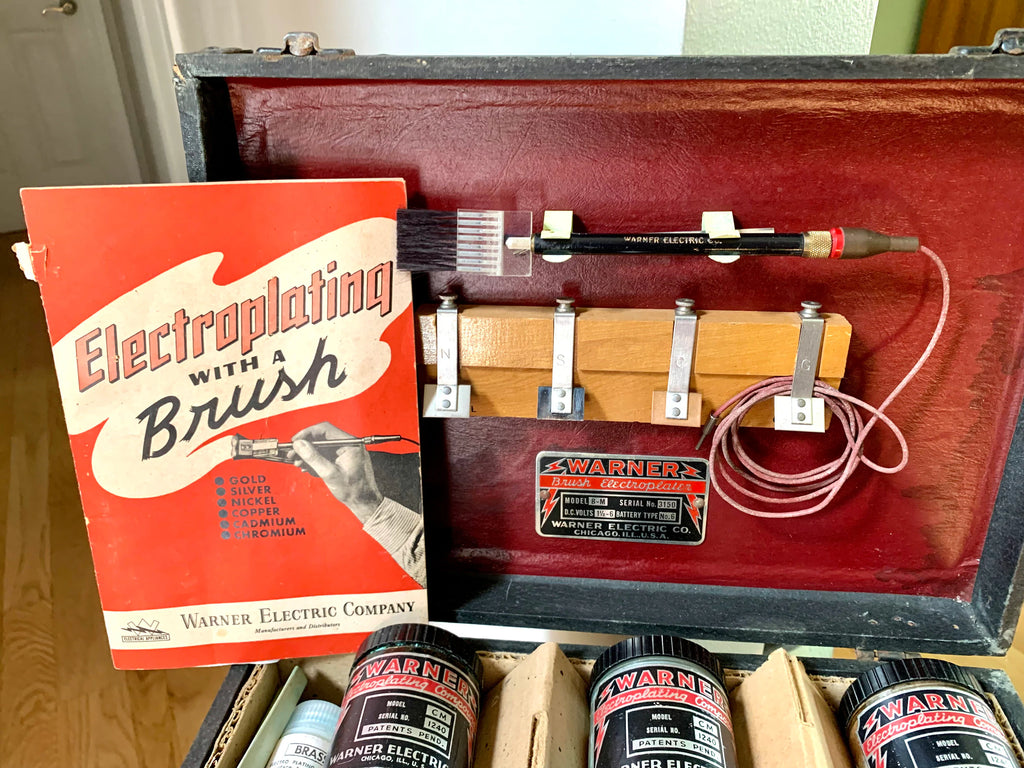 Vintage Warner Brush Electroplater | 1940's Warner Electric Brush Electroplater | Warner Electric Model B-M Electroplater