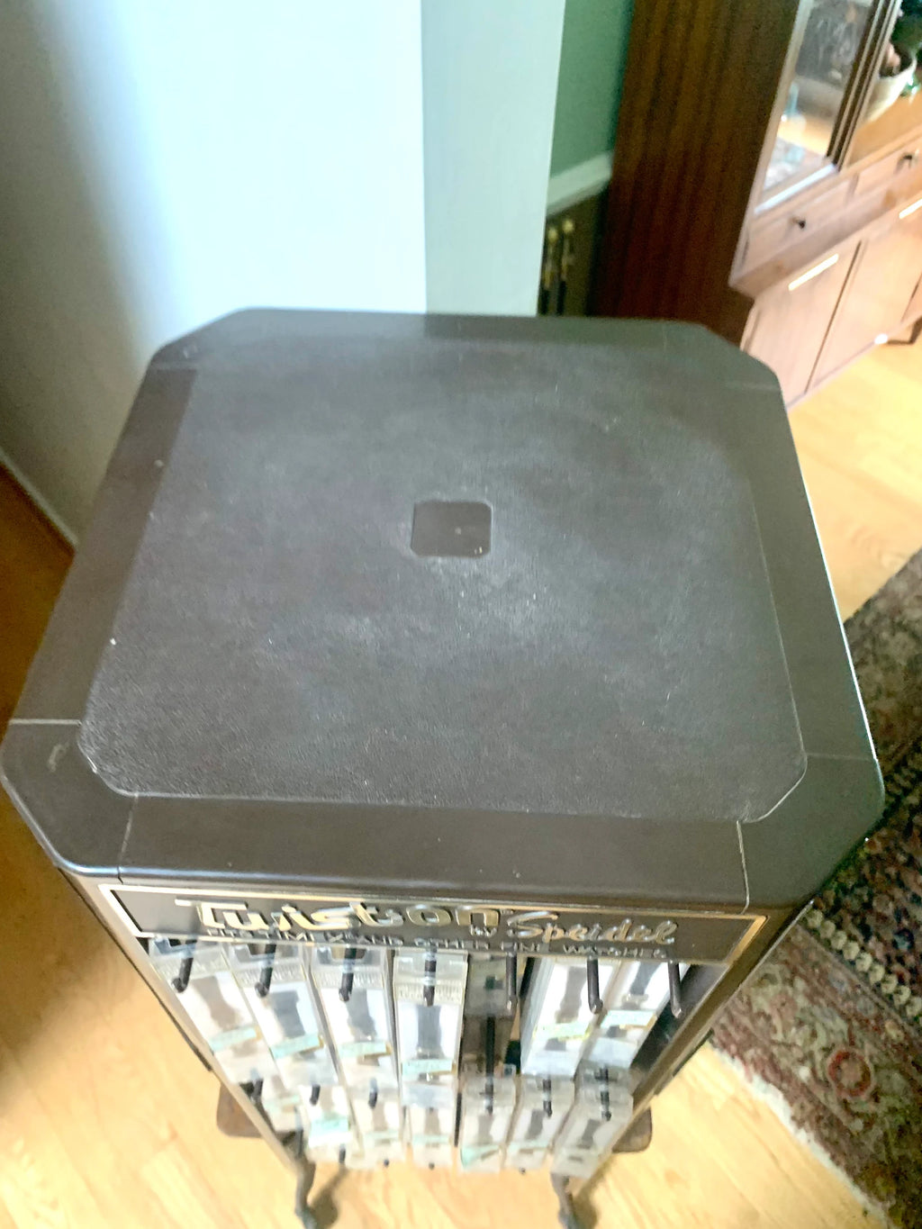 Vintage Speidel Twist-on Watch Band Display Case | Watchband Rotating Display Case with 150+ Watch Bands | Speidel Watchband Store Display