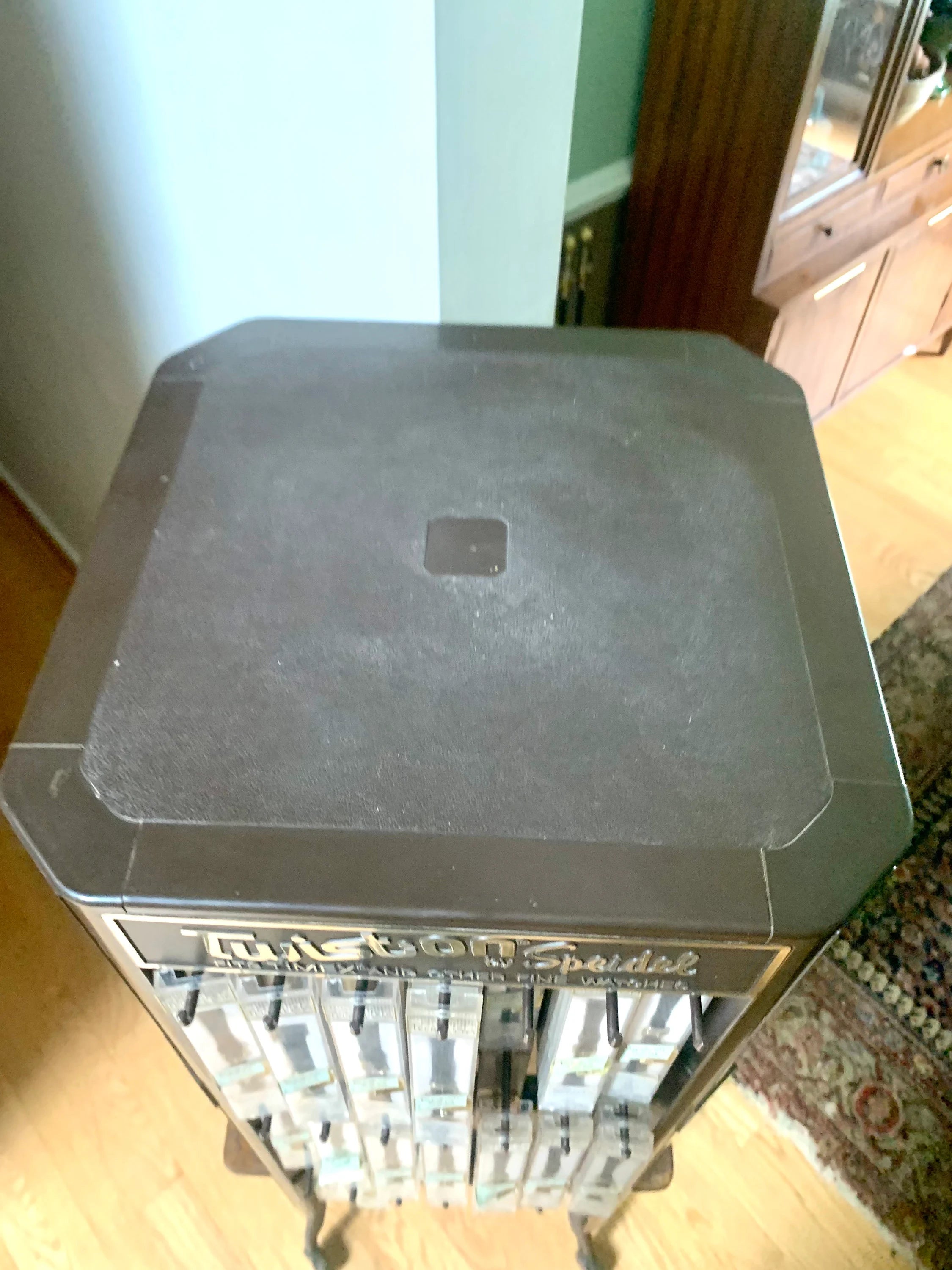 Vintage Speidel Twist-on Watch Band Display Case | Watchband Rotating Display Case with 150+ Watch Bands | Speidel Watchband Store Display