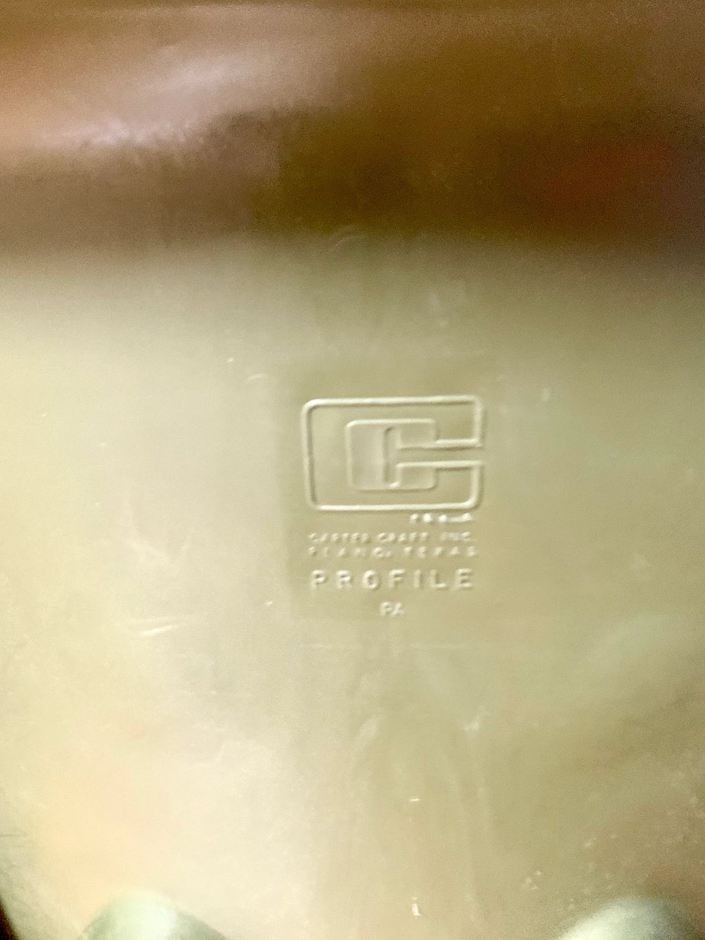 Vintage MCM Carter Craft Profile Chair | Plastic MCM Stackable Chair | Molded Green Child's Chair | Plastic School Chair (Copy)