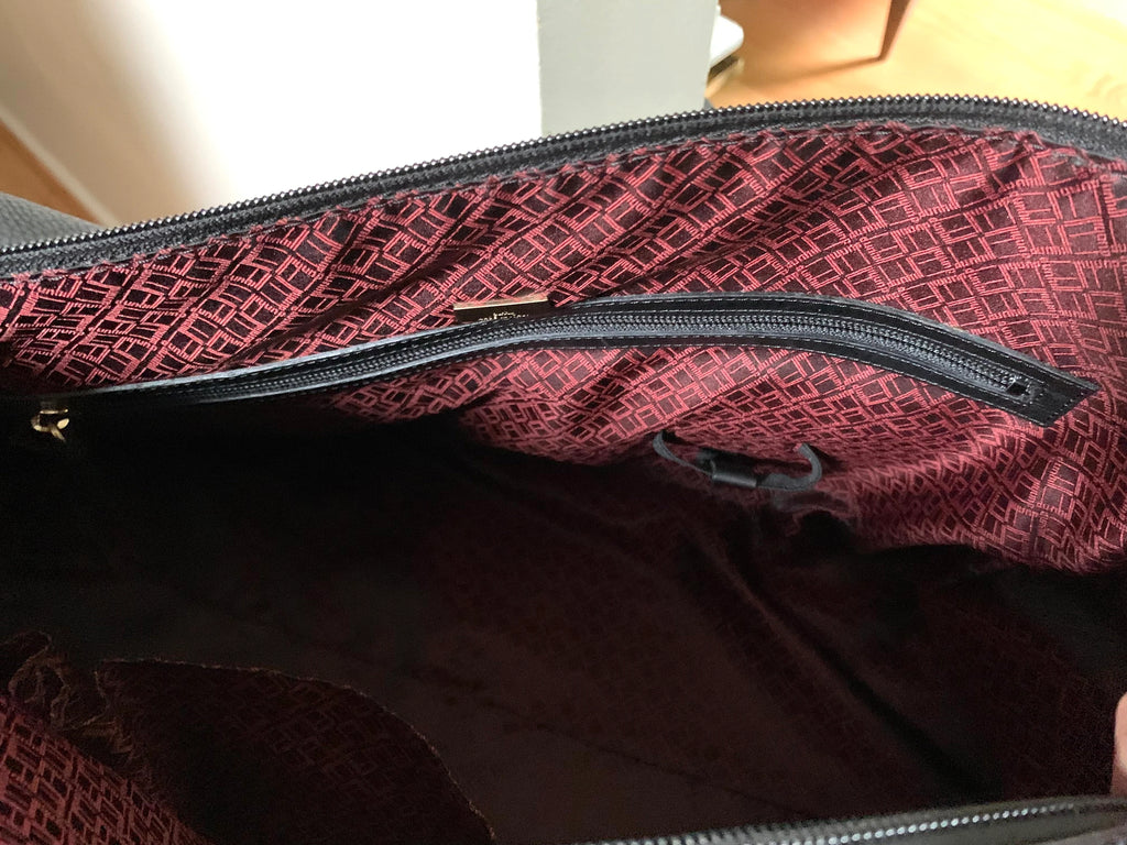 Vintage Leather Dunhill Shoulder Bag | Dunhill Leather Travel Bag| Dunhill Black Leather Handbag | Dunhill Duffel Bag | Dunhill Carryall Bag