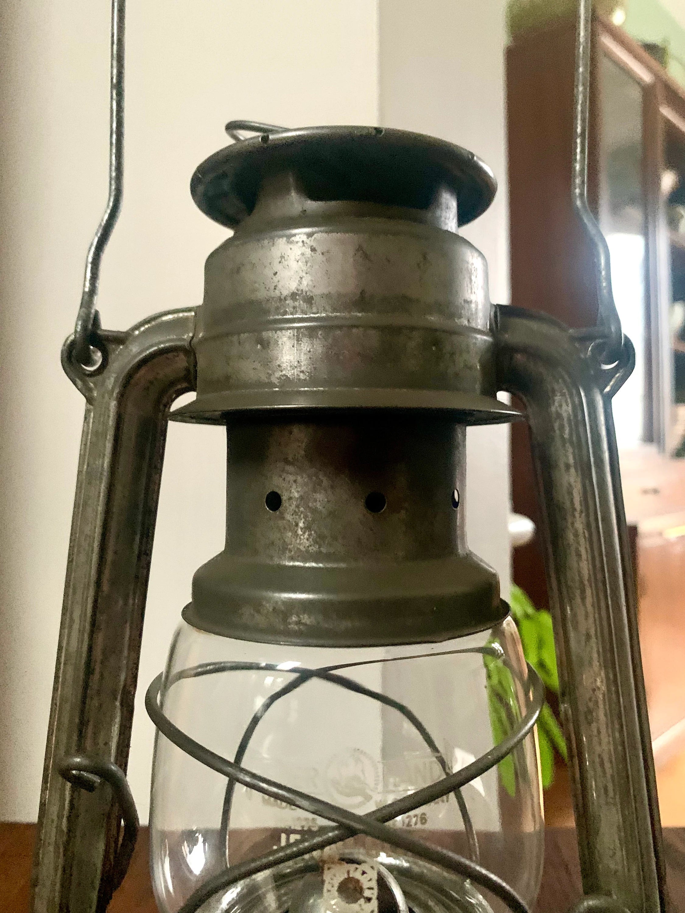 Vtg Original Nier Feuerhand 275 Baby Lantern | West Germany 275 Baby Lantern| Feuer Hand Jena Glas Kerosine Lantern| German 275 Oil Lamp