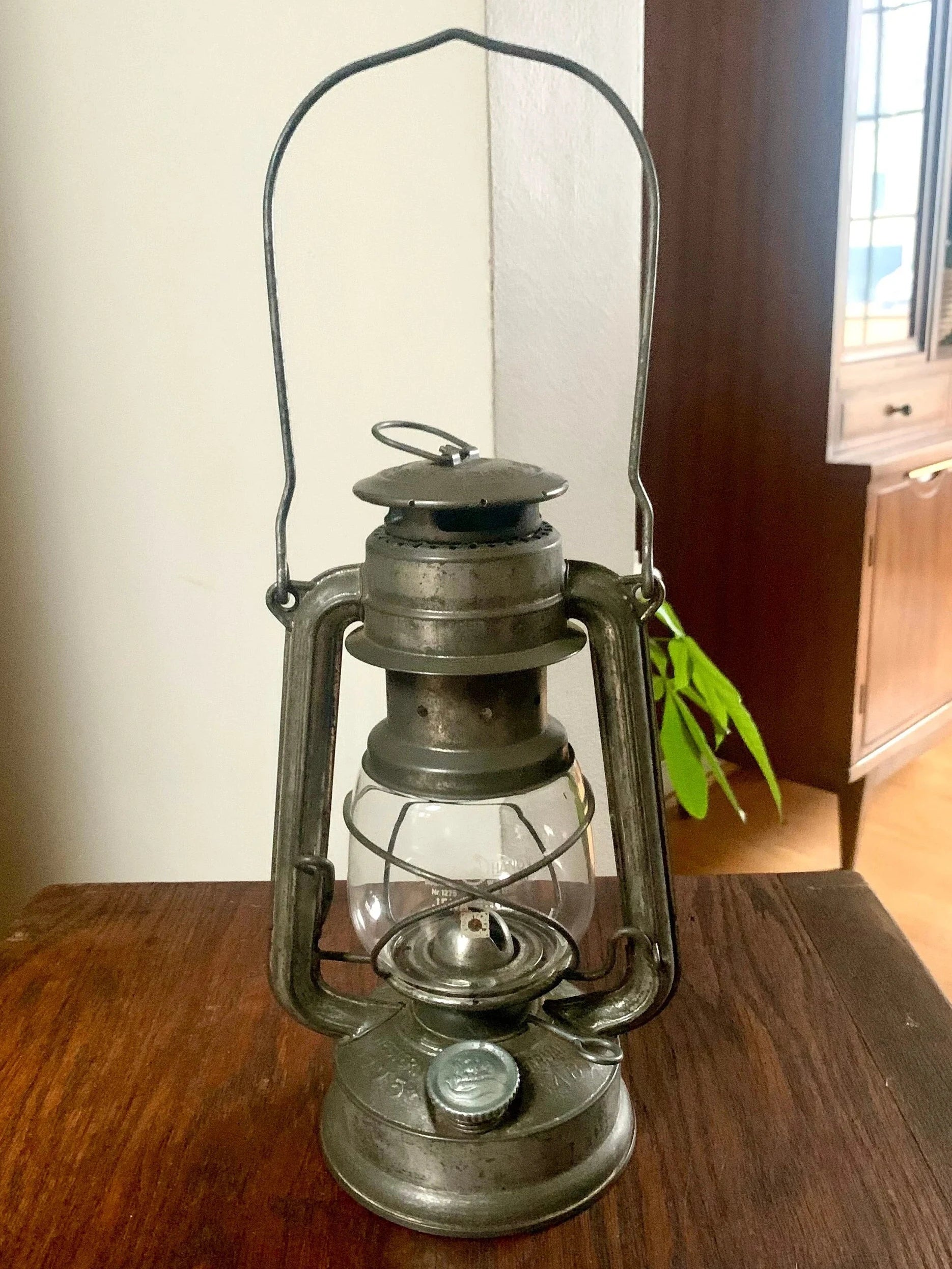 Vtg Original Nier Feuerhand 275 Baby Lantern | West Germany 275 Baby Lantern| Feuer Hand Jena Glas Kerosine Lantern| German 275 Oil Lamp