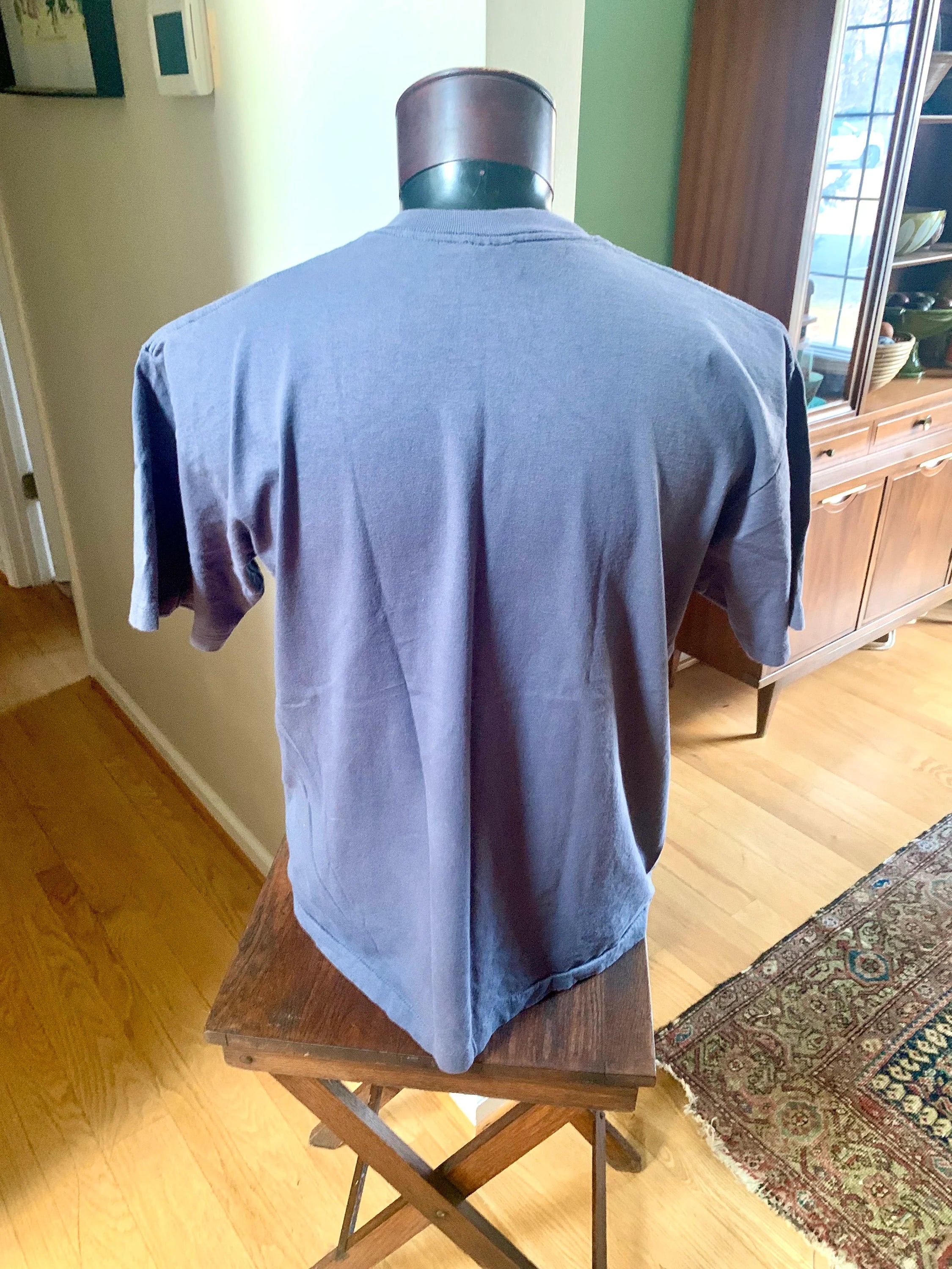 Vtg Honda Single Stitch T-shirt | Sparkle Eagle Honda Shield T-Shirt | Honda Apparel T-Shirt | Gray Honda T-shirt | XL Honda Bald Eagle